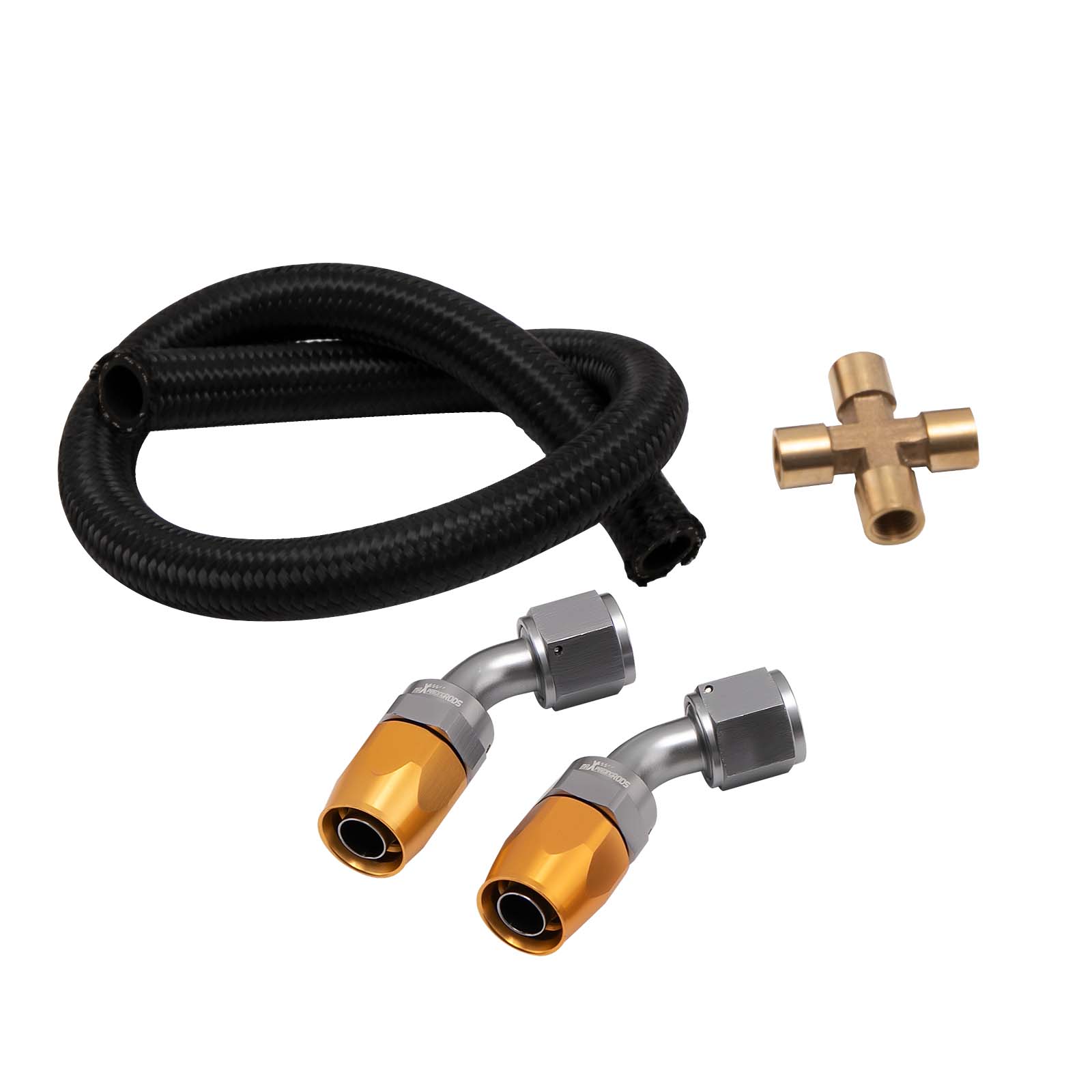 GT35 Turbo Oil Return Feed Line Kit for Ford Falcon XR6 GT30 GT35 T3 1/8npt