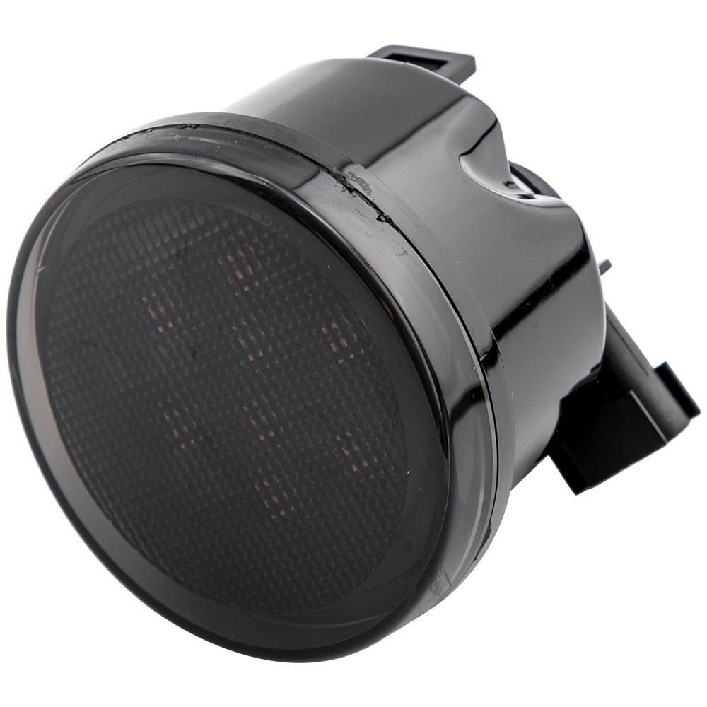 4W LED Front Fender Turn Signal Lights for Jeep Wrangler JK 2007-17 Amber Grille