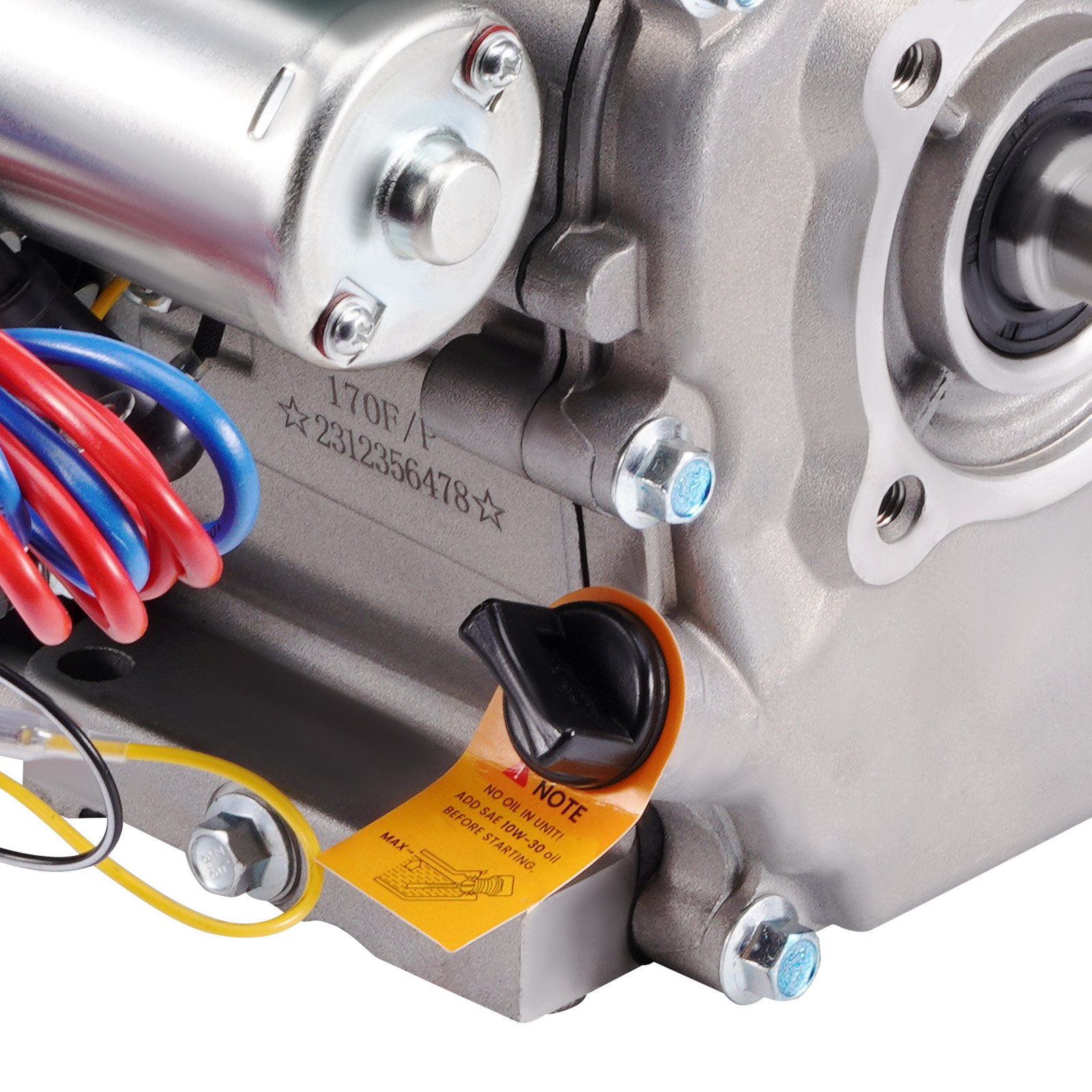 212cc 4-Stroke Electric Start  Engine Motor Horizontal Gasoline Pressure Washer