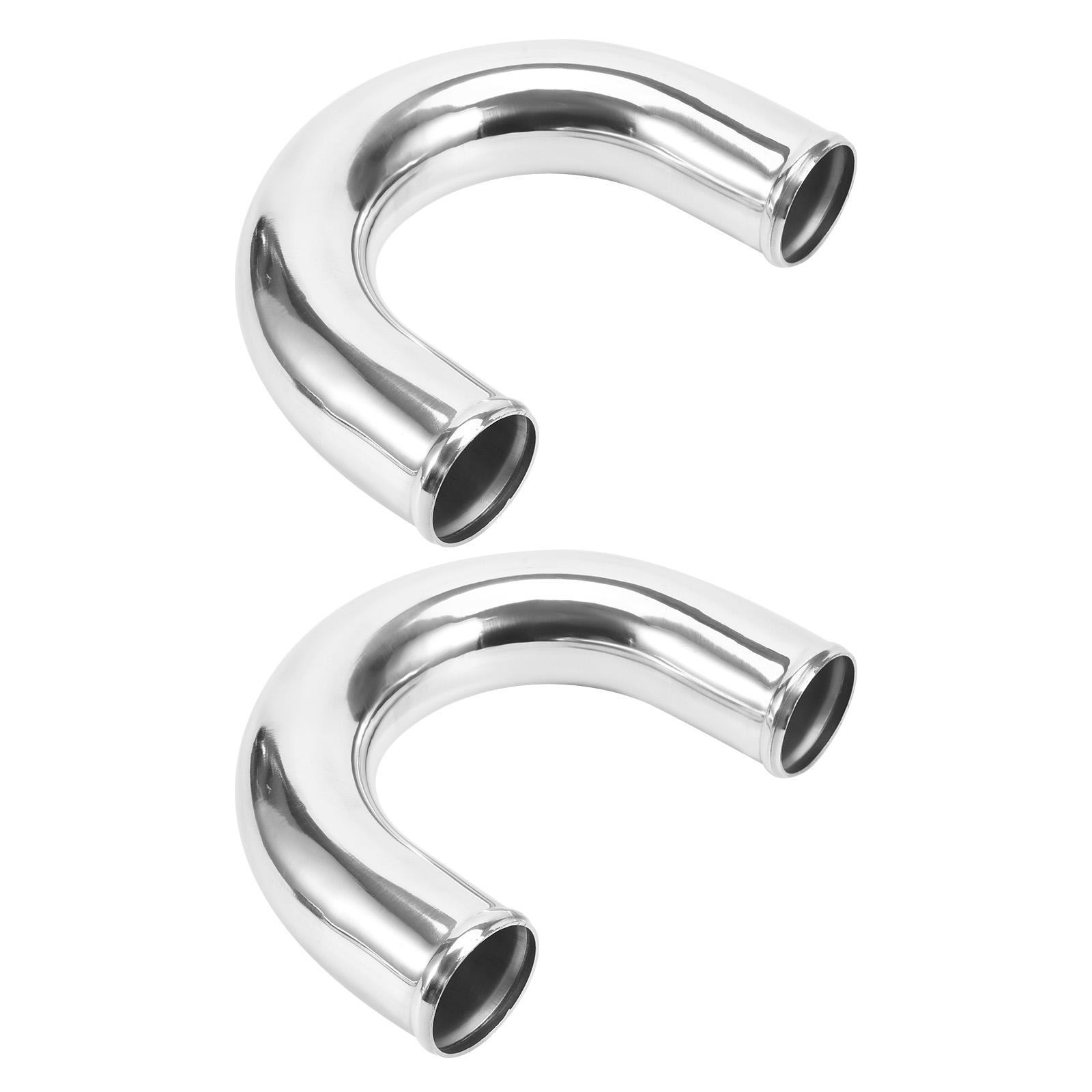 Aluminum 2.5inch 64mm Turbo Intercooler Piping Kit Pipe Hose with Clamps New