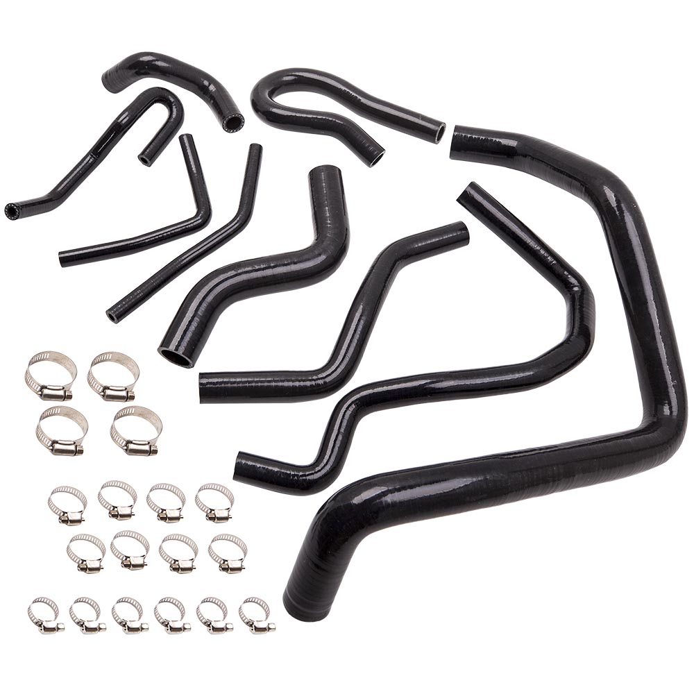 9pcs Silicone Radiator Coolant Hose Kit For Honda Civic D15 D16 EG EK 1992-2000