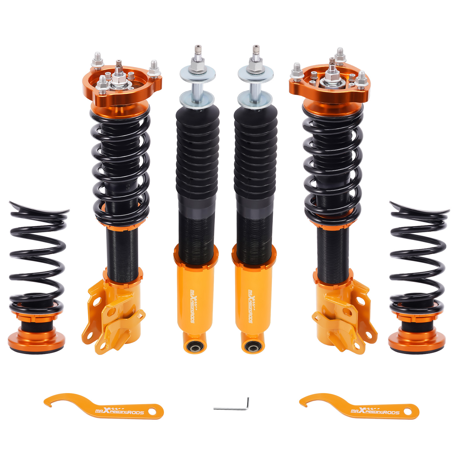 24 Ways Coilovers Suspension Spring Kit For Honda Civic  2006-11 Adj Height