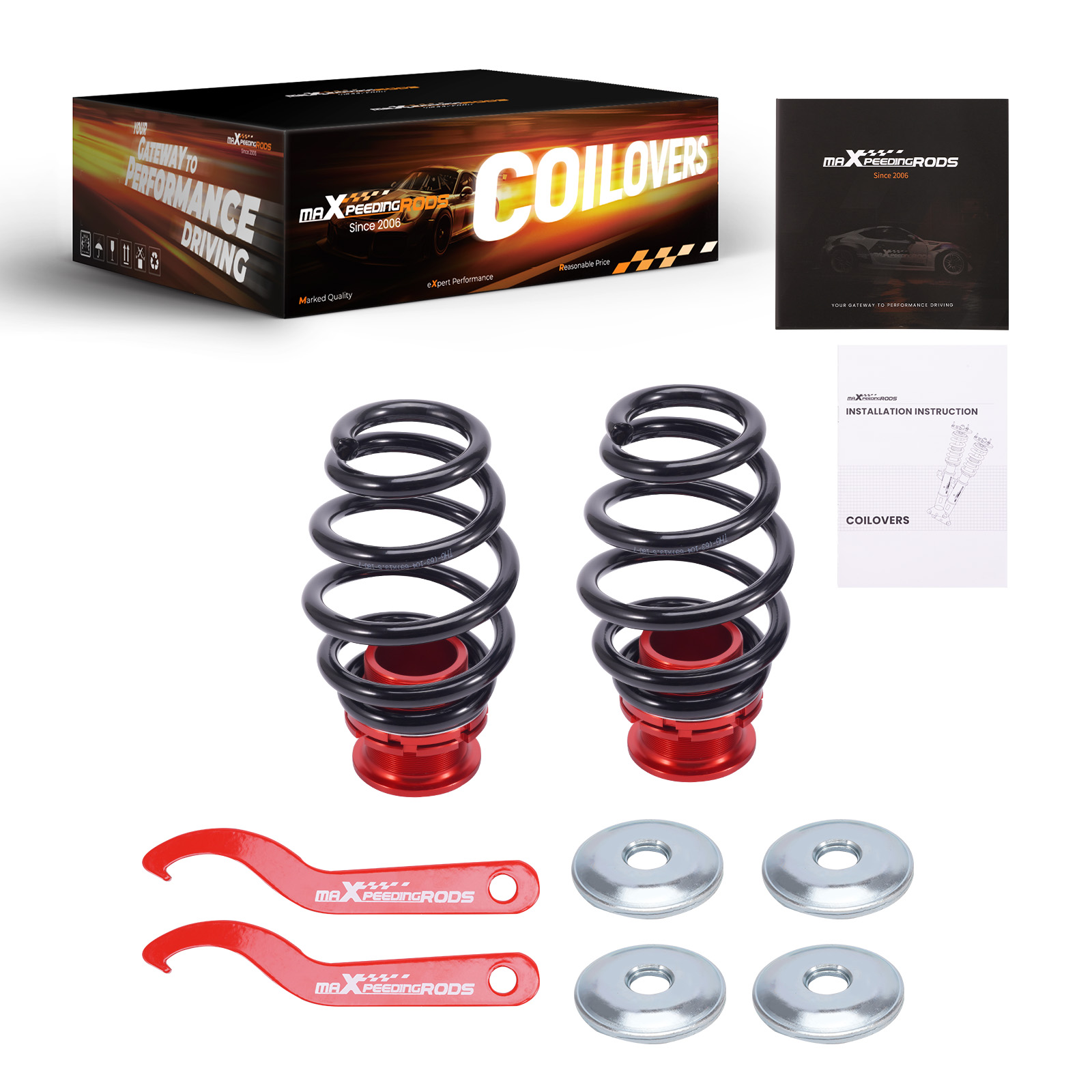 Set of 4 Coilover Suspension Kit for BMW E46 3 Series 320i 328i 330i 1999-2005