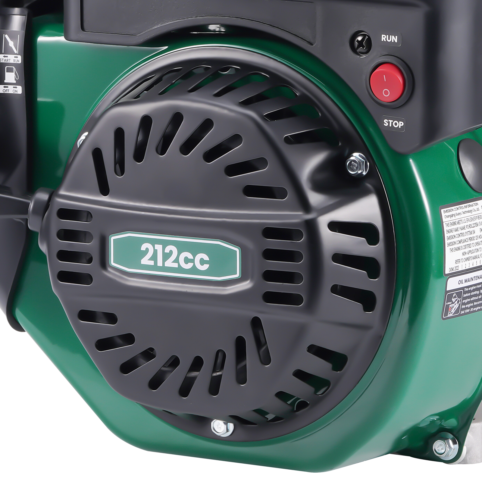 7HP 212cc Pull Start Horizontal Gasoline Engine Motor 4-Stroke For Go-Kart