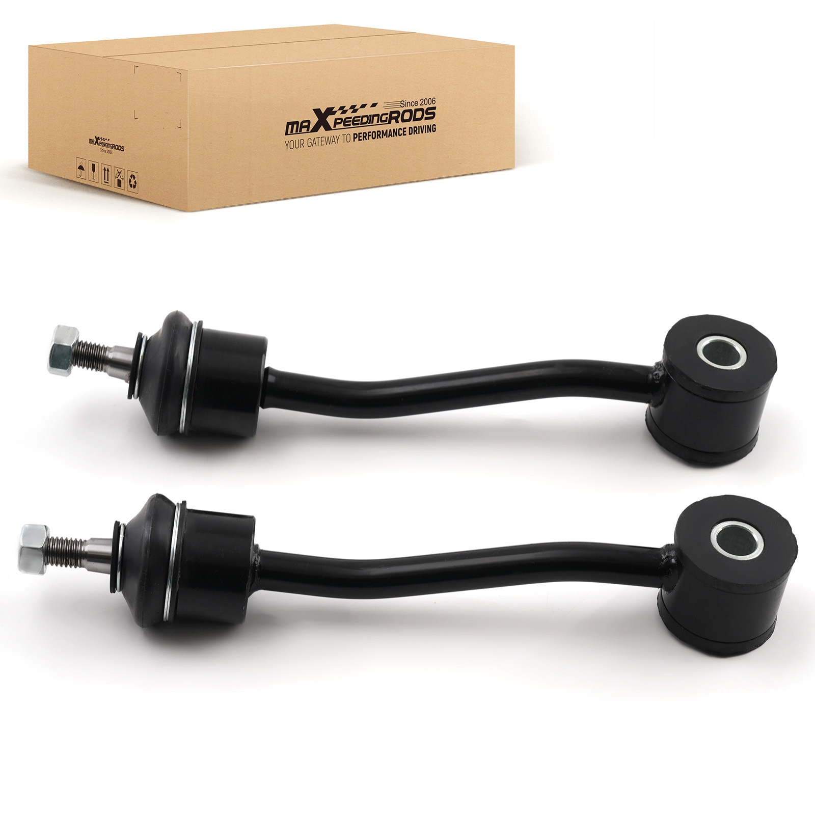 Front Left Right Side Stabilizer Sway Bar Set for 1997 - 2006 Jeep Wrangler TJ