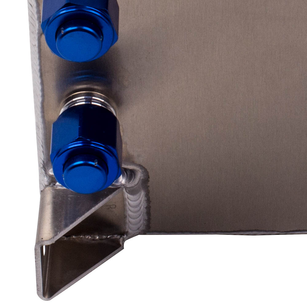 Universal 2.5 Gallon 10L Fuel Cell Tank Polished Aluminum (without Sender)