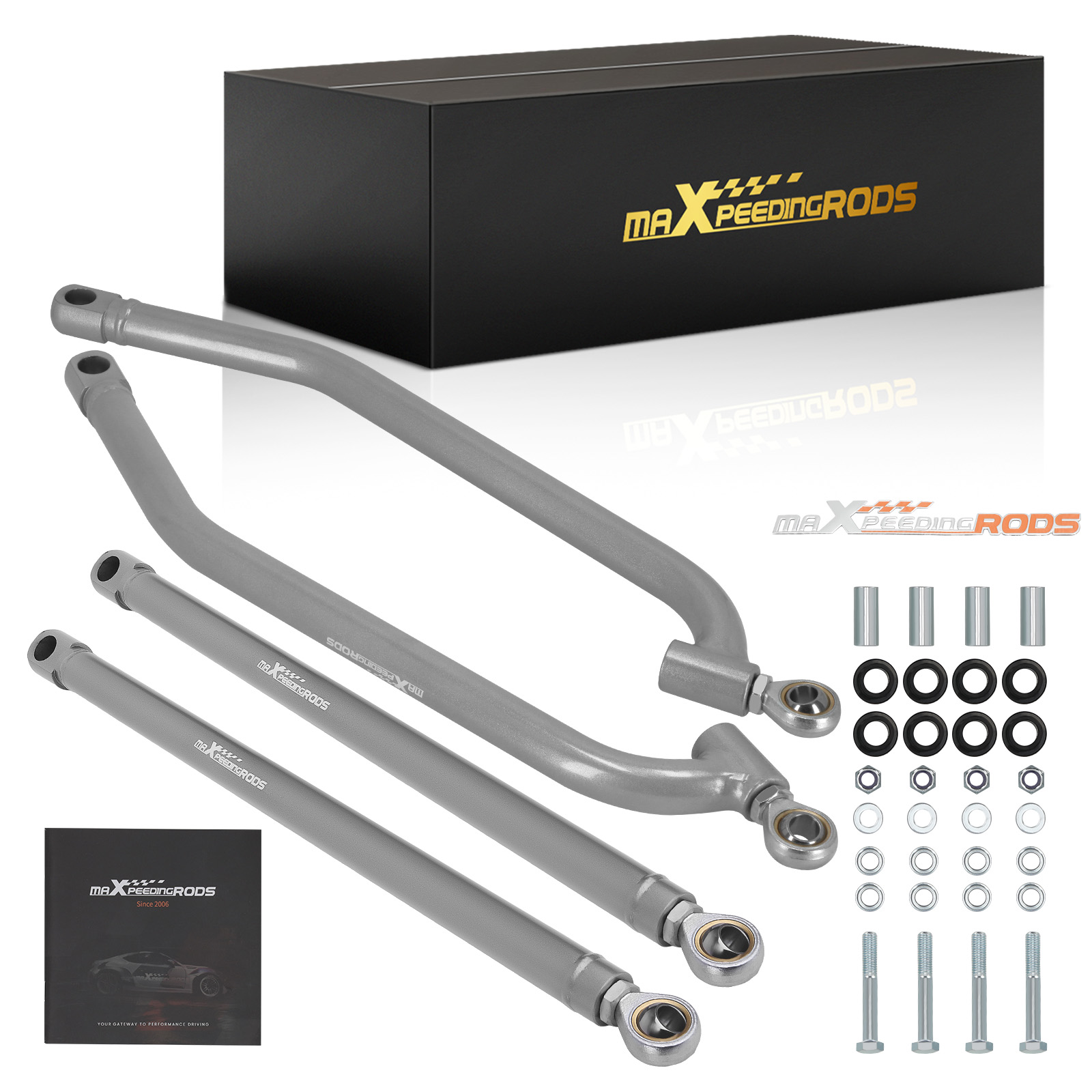 Rear Upper & Lower Radius Rods Bars for Polaris RZR 1000 XP 4 EPS 2016 for ATV