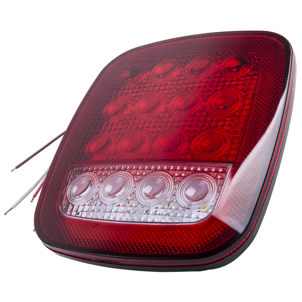 One pair LED Lighting Tail Lights Rear Lamps Set For Jeep Wrangler CJ 76-06