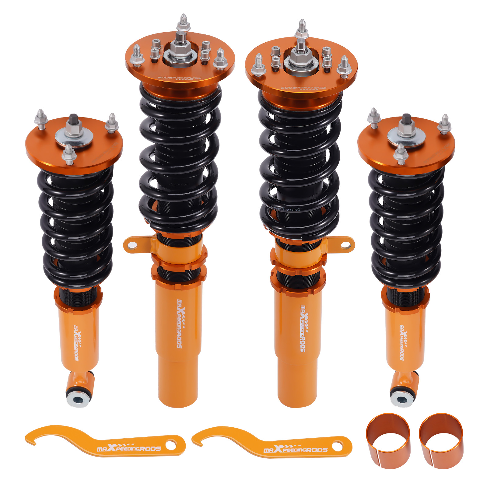 Set of 4 Coilover Spring Kit For BMW 5 Series E39 Sedan 1995-2003 RWD Notchback