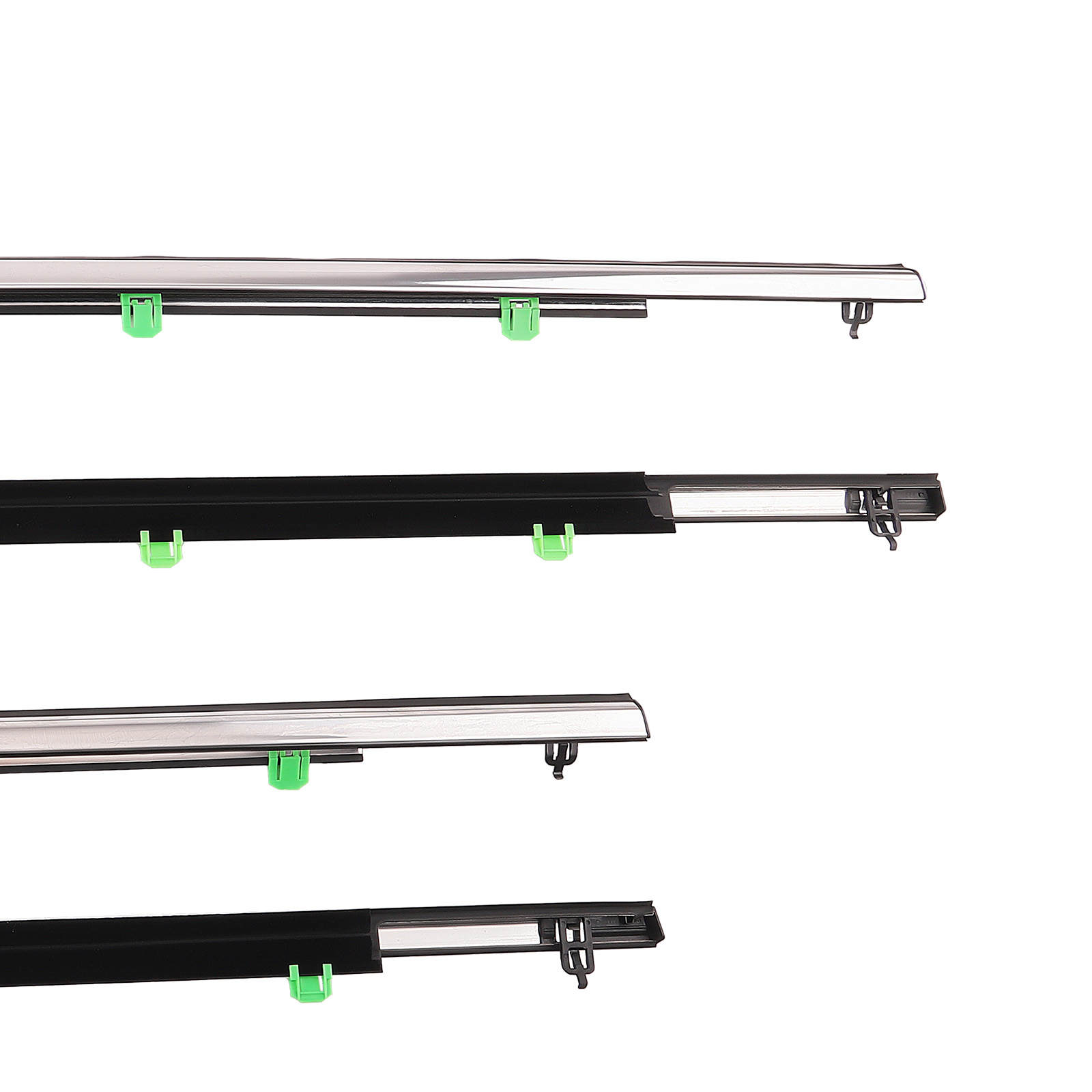 4Pcs Window Belt for Honda CR-V 2007-2011 Door Weatherstrips Waterproof ABS