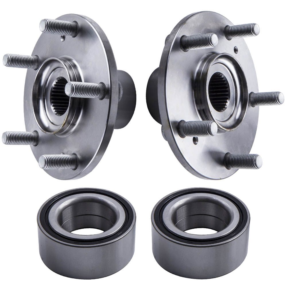 4pc Front Wheel Hub Bearing  For Honda Accord Crosstour 510095 2008-2015