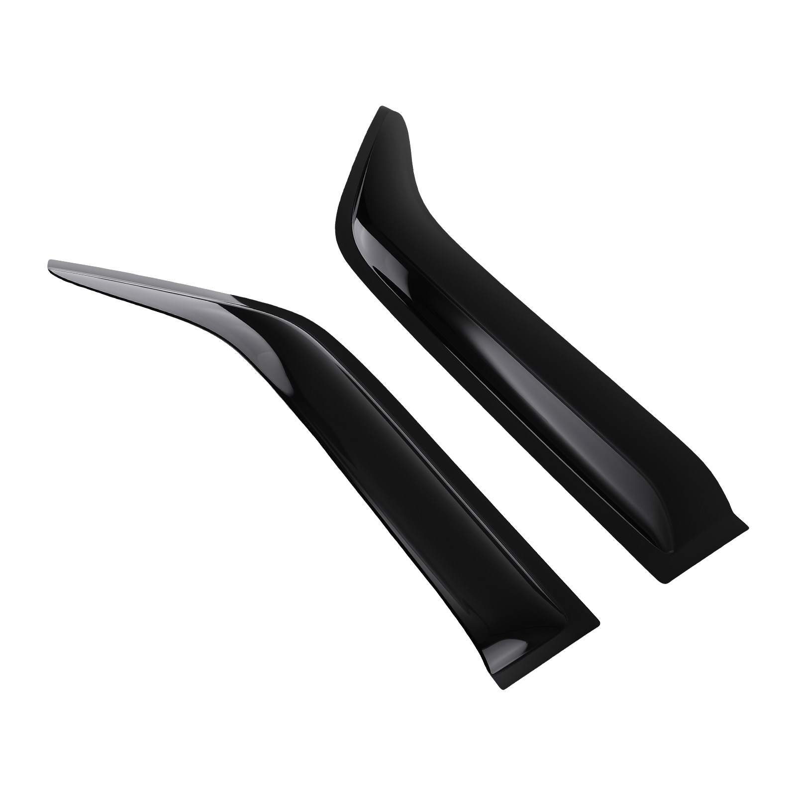 Acrylic Window Weather Shields for Toyota Hiace 1990-2005 2Pcs Black