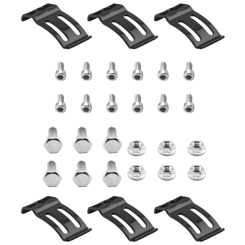 Front Radiator & Firewall Side 20''+ 4'' Combo Beam LED Light Bar Kit for Pickup