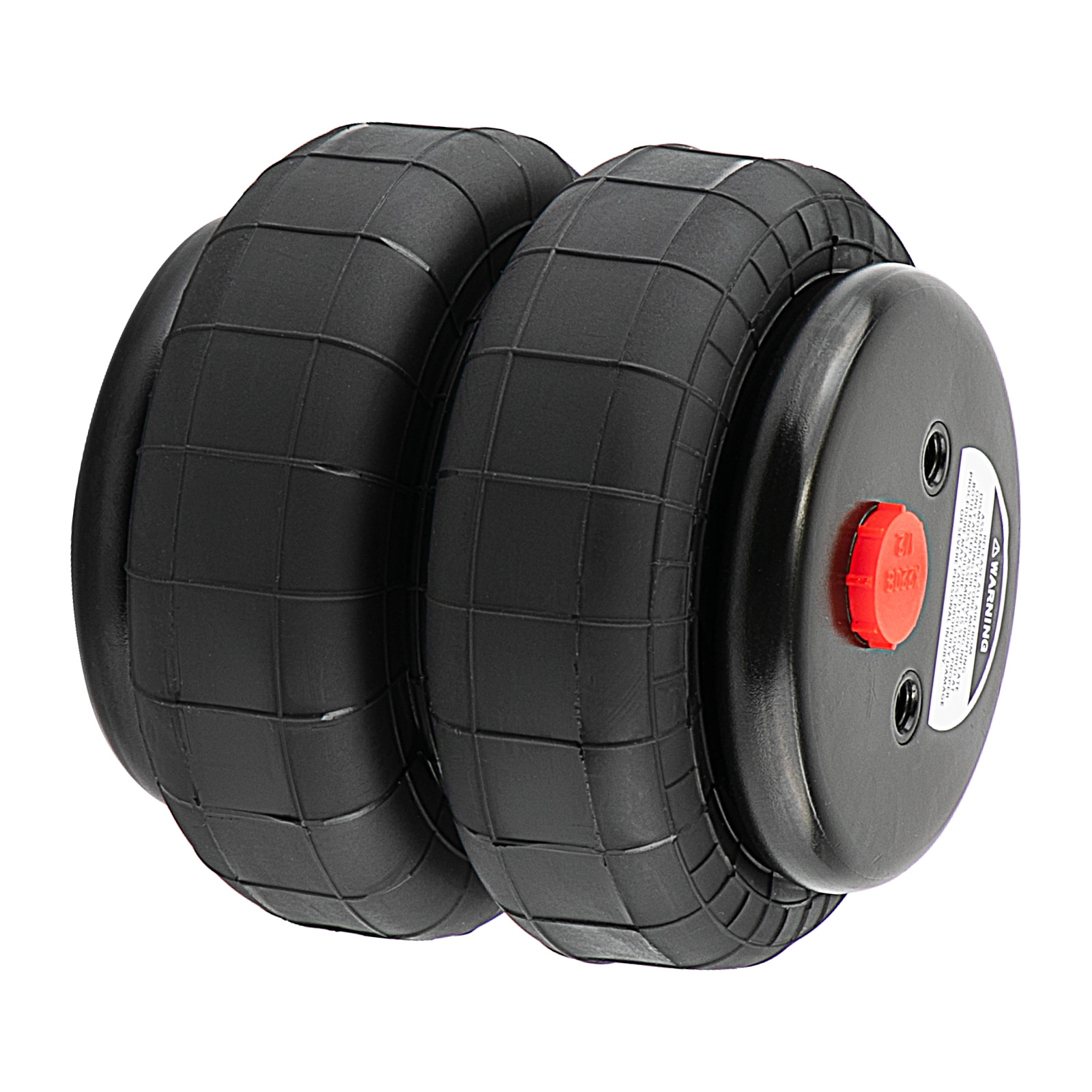 2x Air Ride Suspension Air Spring Bag Double Bellows Single 1/2npt port