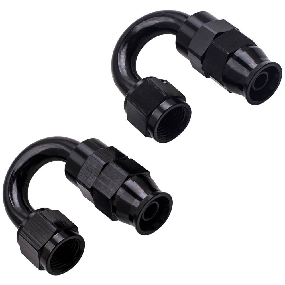 New AN6 Braided PTFE E85 Ethanol Oil Line Fuel Hose End Fitting 20FT 6 Meters