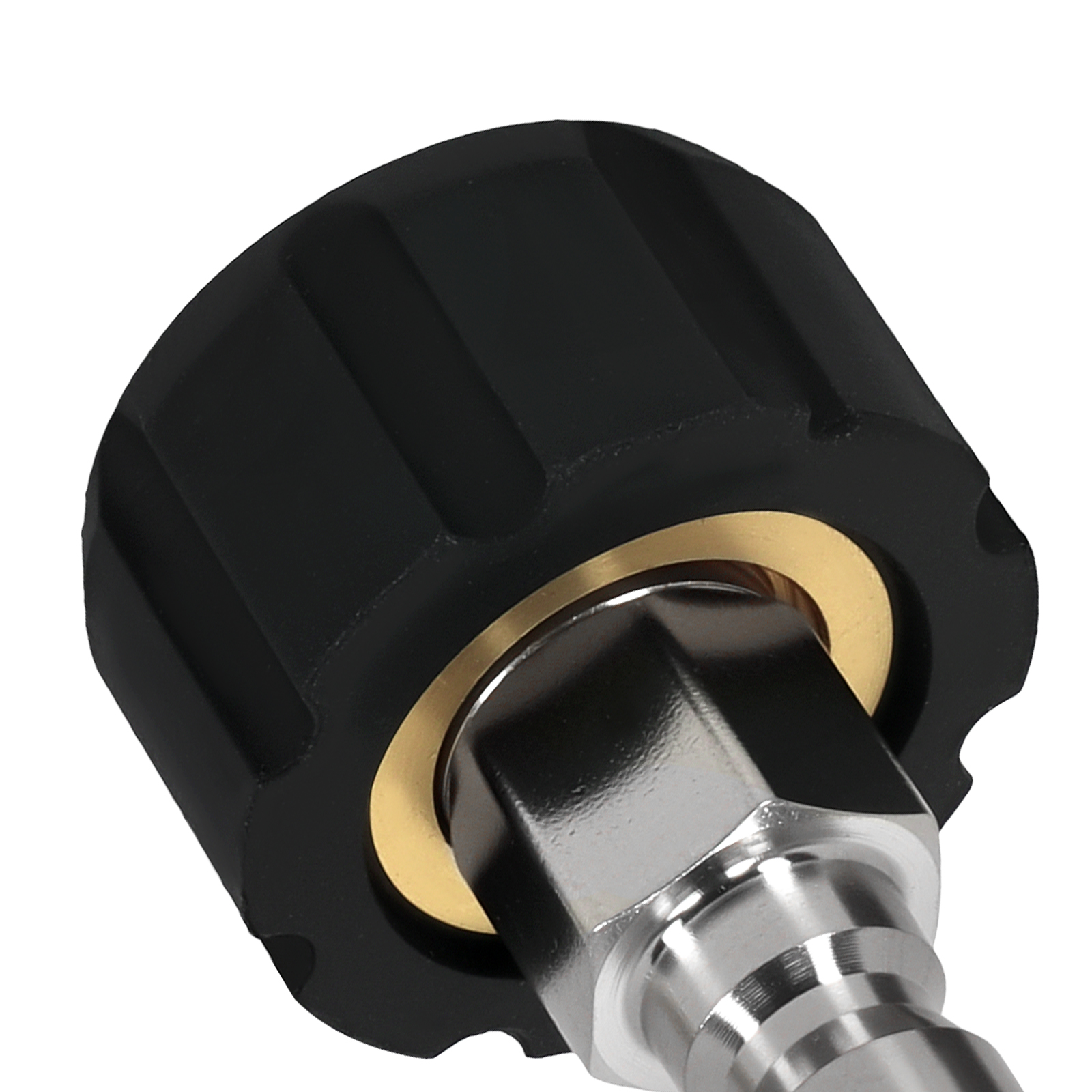 Brass Pressure Washer M22 to 1/4'' Quick Connect Adapter 5000 PSI 4PCS