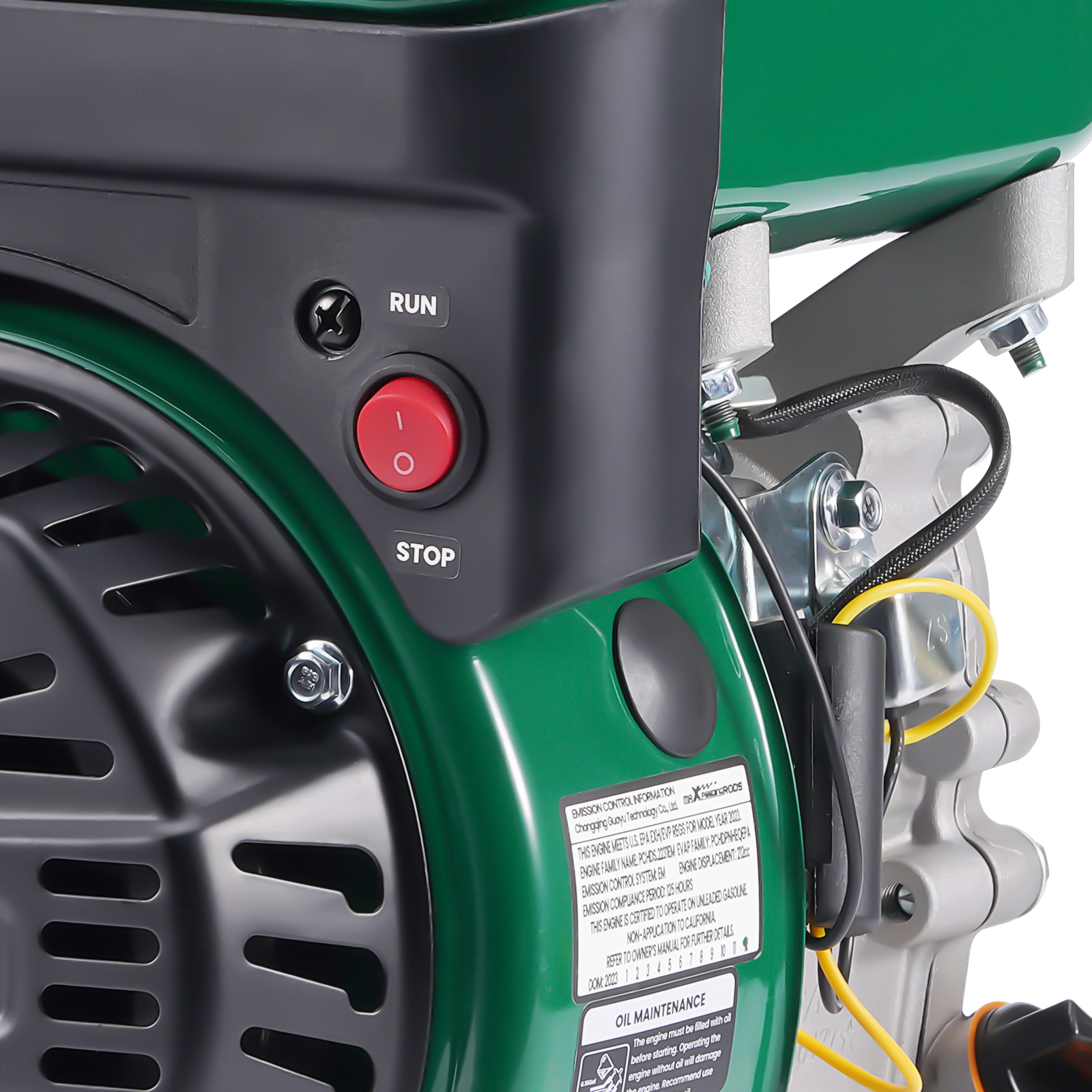 7HP 212cc Pull Start Horizontal Gasoline Engine Motor 4-Stroke For Go-Kart