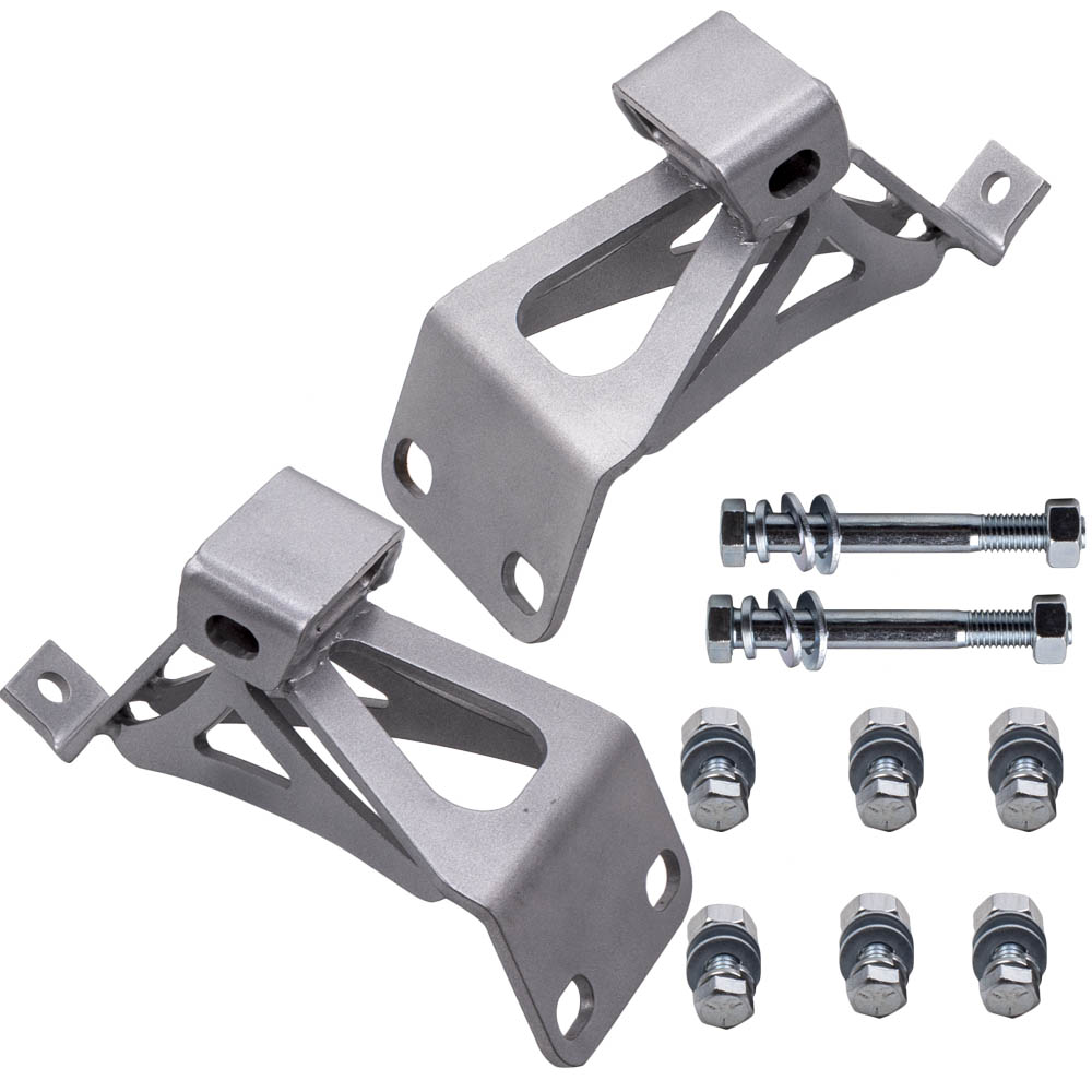Sheet Metal Mounting Brackets for GMC Truck 1963-1972 Small Block V8 (2pcs)