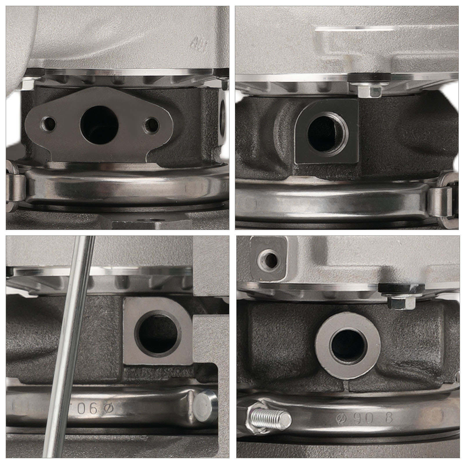 RHF5 Turbo Charger Exhaust Manifold For Audi A4 A5 A6 S4 S5 2.0 TFSI 06H145702L