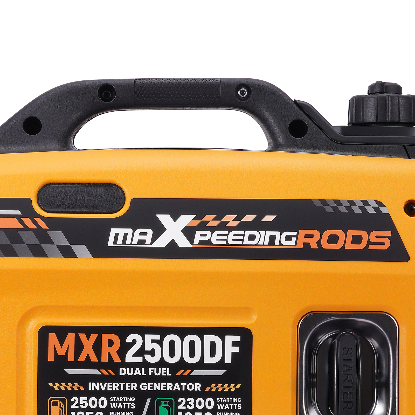 Dual Fuel 2500W Inverter Generator for Tailgating and Emergency Power