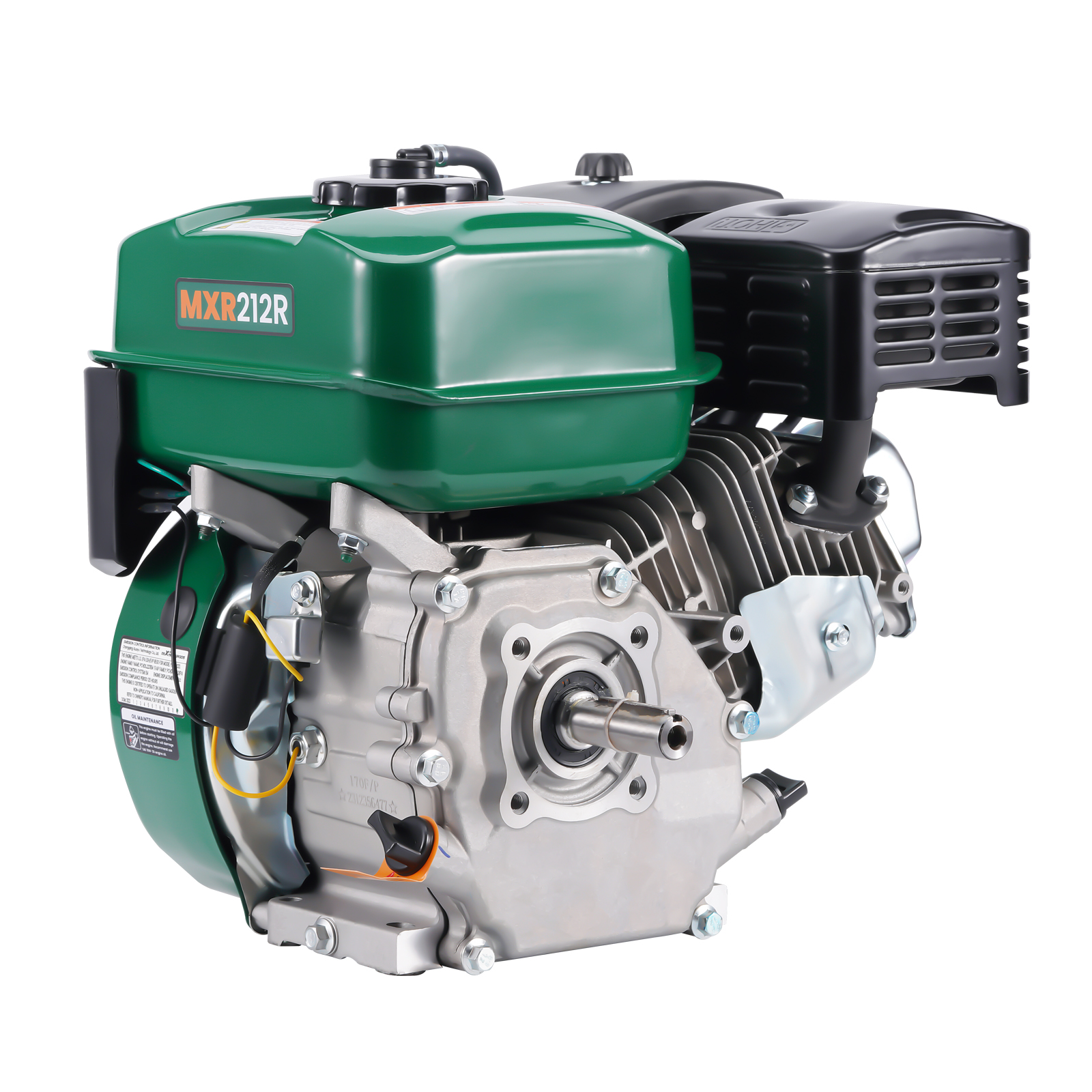 7HP 212cc Pull Start Horizontal Gasoline Engine Motor 4-Stroke For Go-Kart