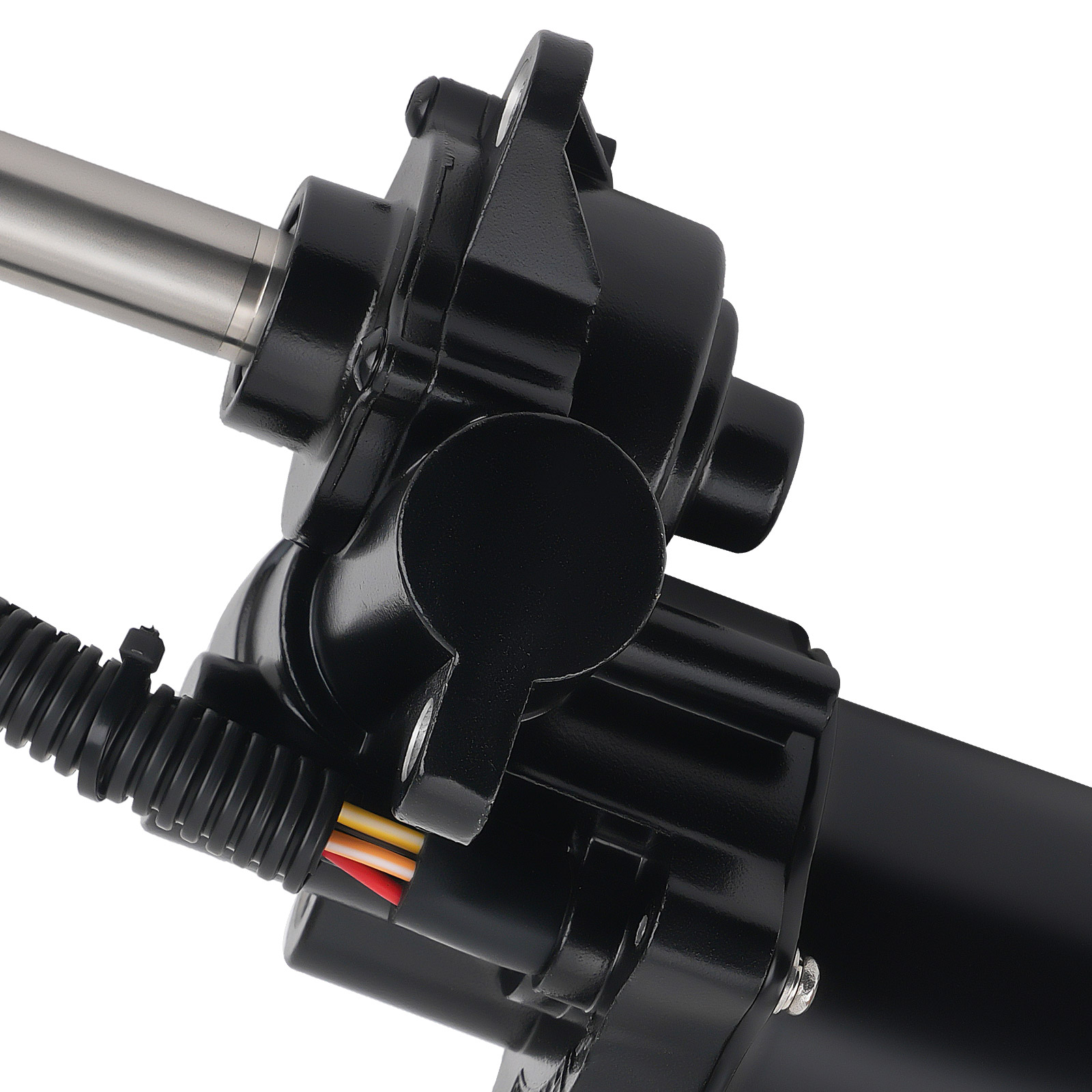 Black Side Step Running Board Motor For Ford F-150 Series 07-14 AL3Z-16A506-A