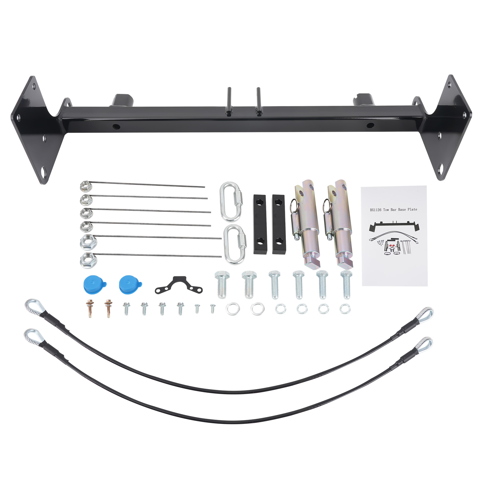 Tow Bar Base Plate Bumper for Jeep Wrangler JK JKU Trailer Hitch 2007-18 BX1126