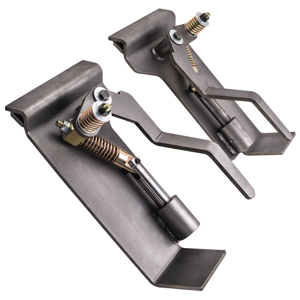 Universal Weld-On Skid Steer Pair of Conversion Adapter Quick Tach New