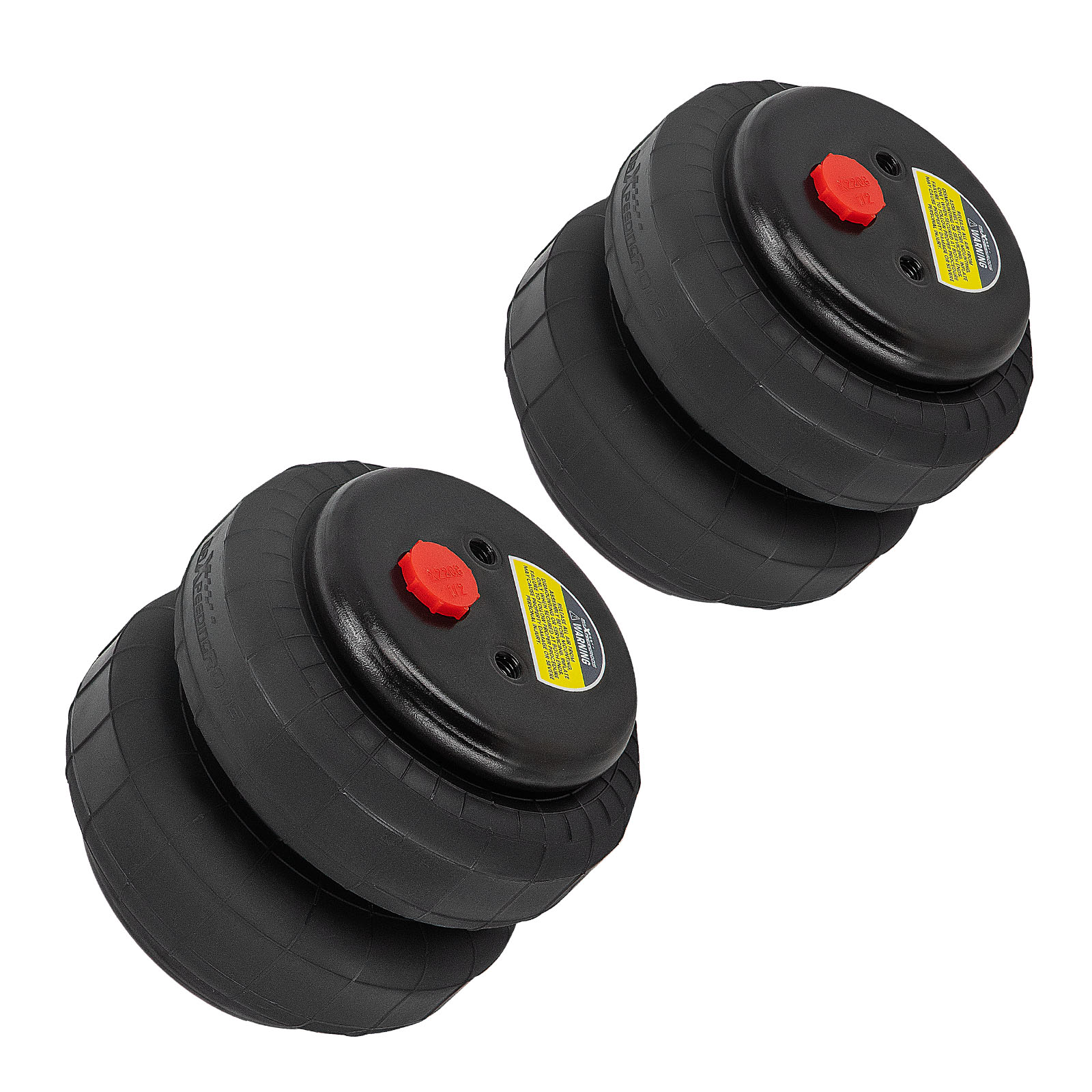 2 Pcs Universal Air Spring Bag Double Bellow Standard 2500lbs for GMC Sierra