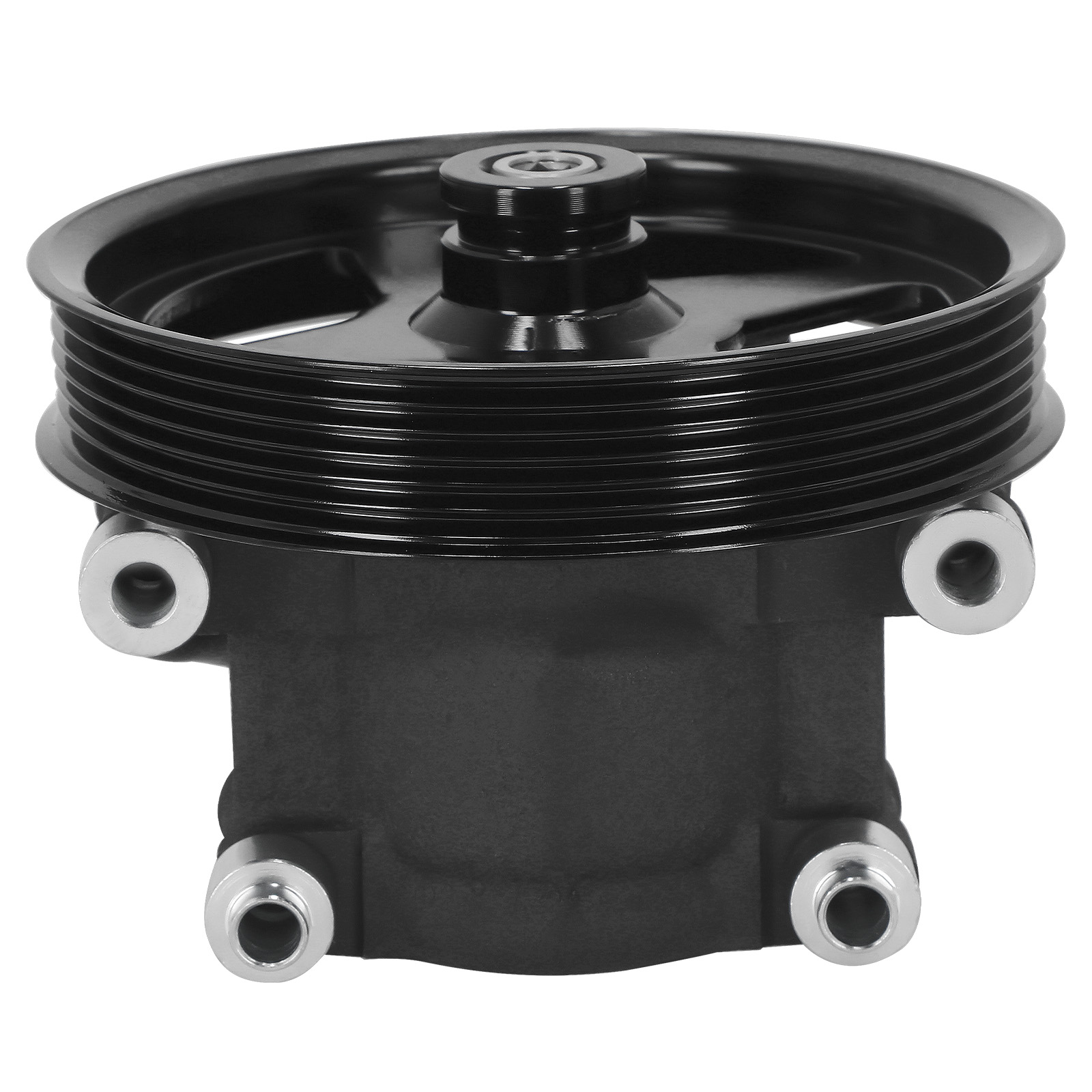 Power Steering Pump w/ Pulley For Ford Expedition 03-06 F-150 V8 4.6L 5.4L 05-08