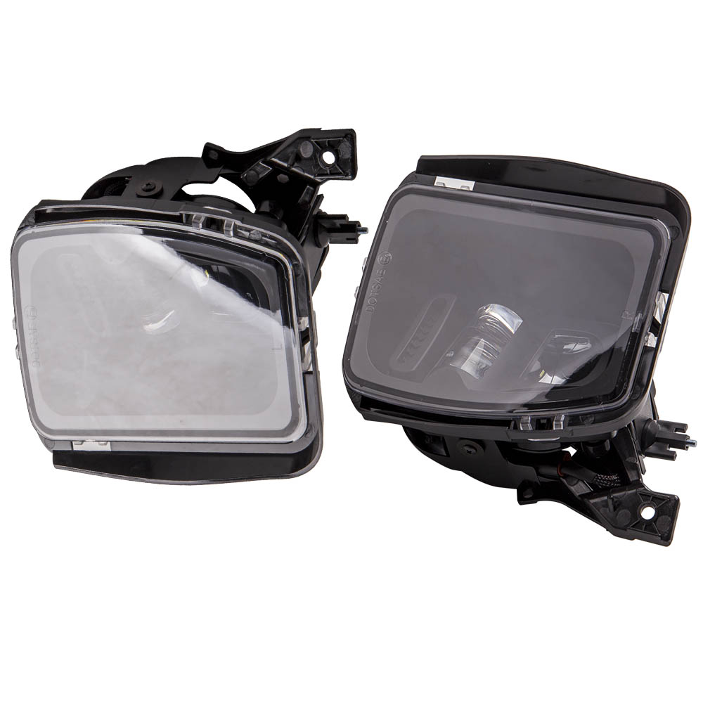2Pcs Drive+Passenger Side Bumper LED Fog Lights for Dodge Ram 1500 2013 -2018