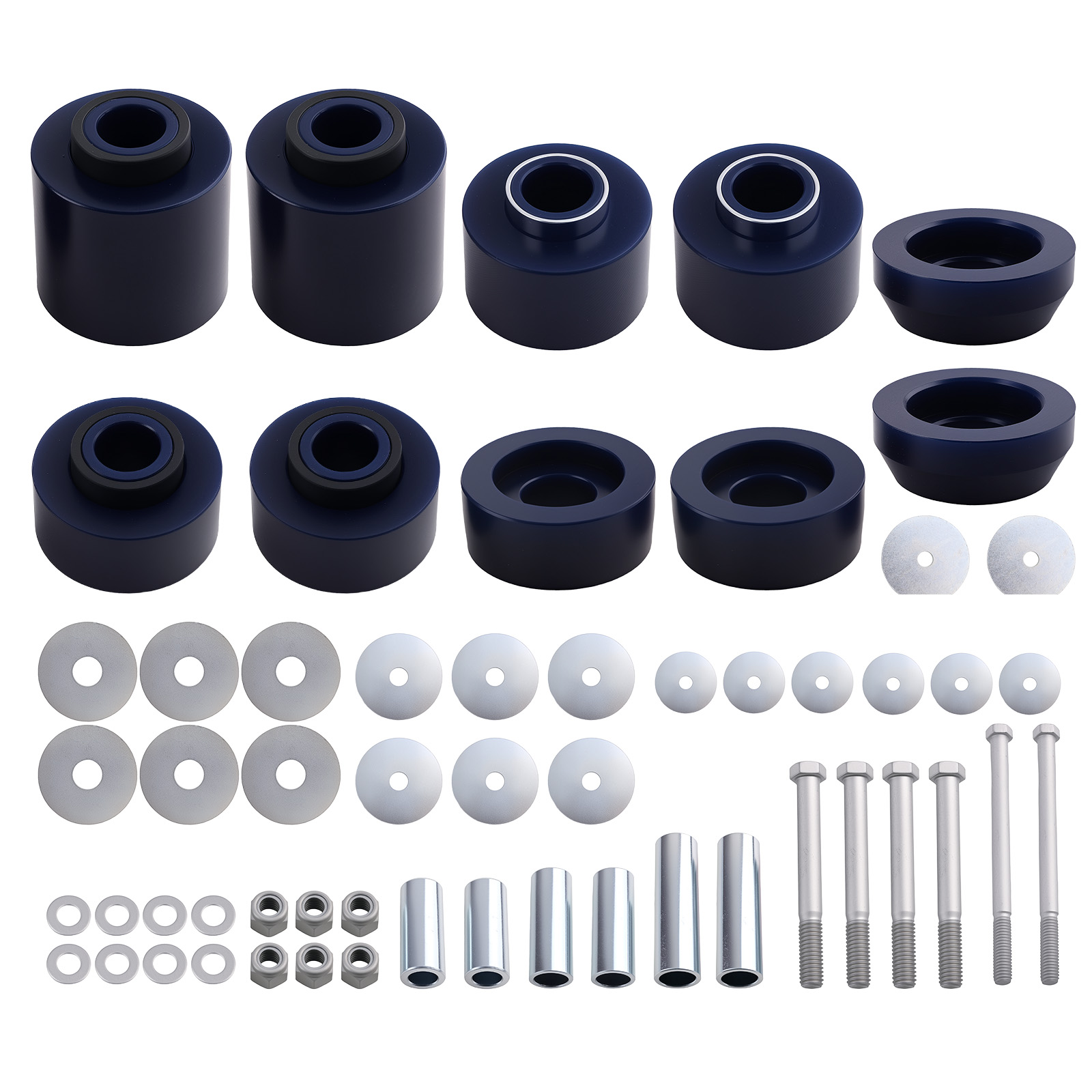 Body Cab Mount Bushing Set Kit For Ford F150 F250 F350 1980-1998 2WD/4WD Black