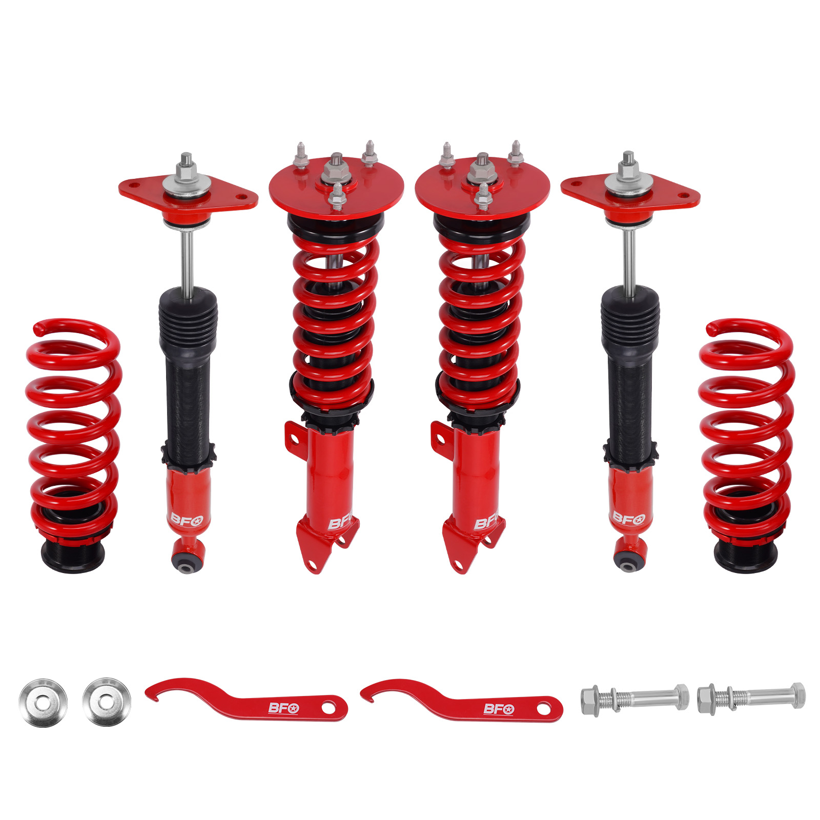 BFO Front + Rear  Coilovers Strut Kit For Dodge Charger RWD & SRT-8 2006-2010