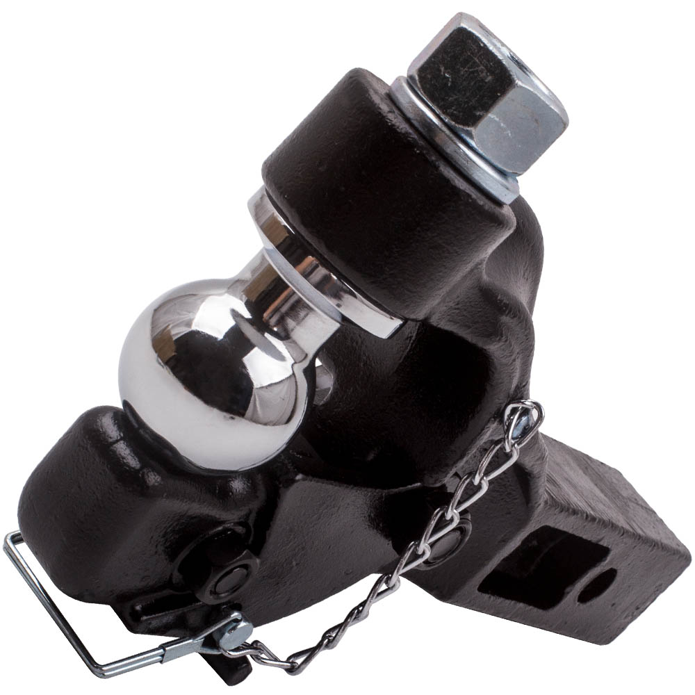 Heavy Duty 8000KG Ball Combo Pintle Tow Hook Receiver Arm Hitch Towing