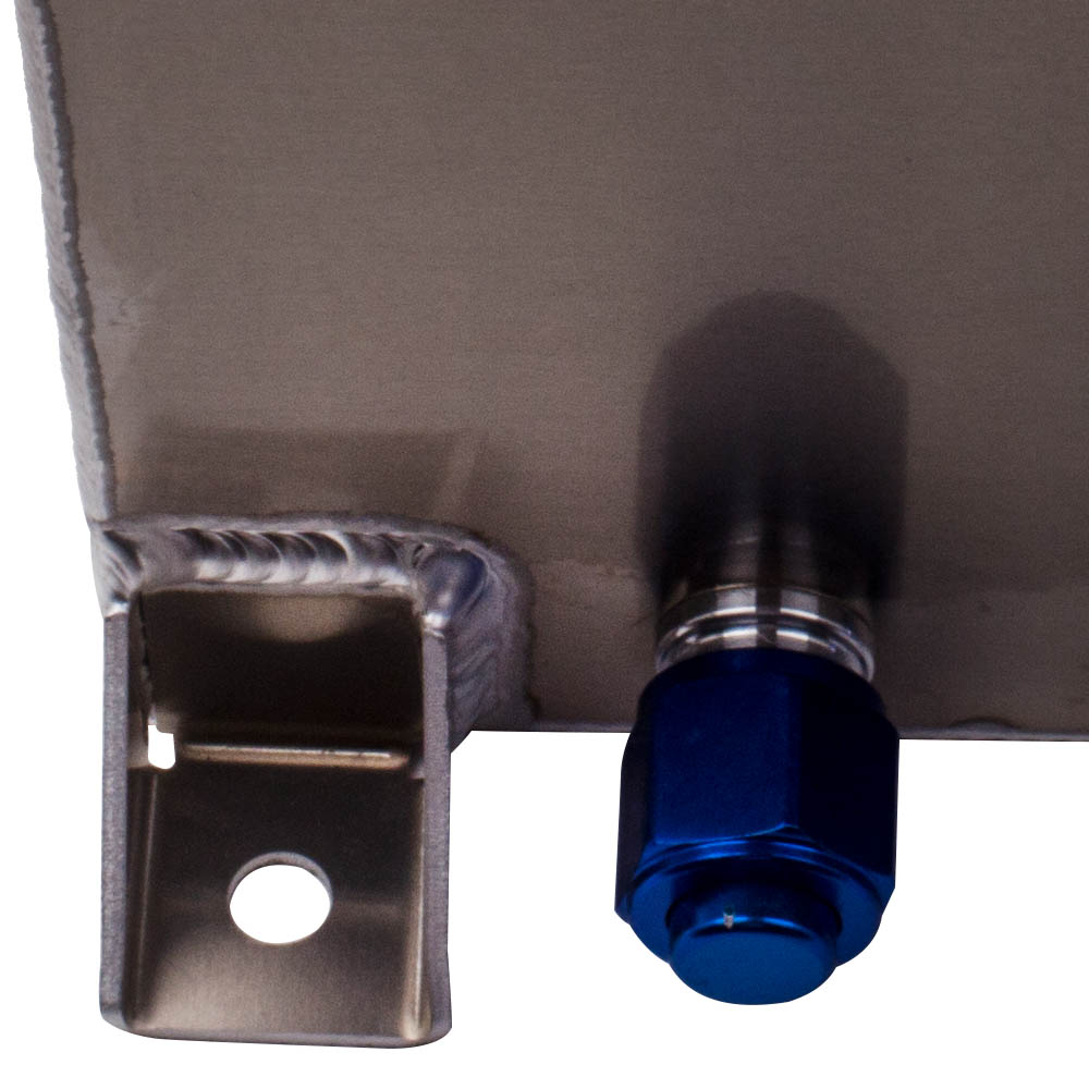 Universal 2.5 Gallon 10L Fuel Cell Tank Polished Aluminum (without Sender)