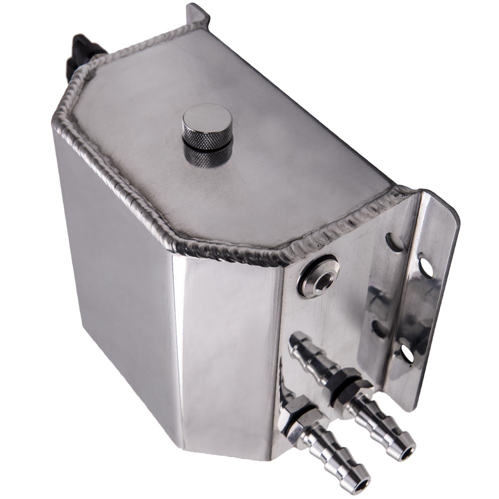 1 litre Aluminum Radiator Coolant Overflow Bottle Reservoir Recovery Water Tank