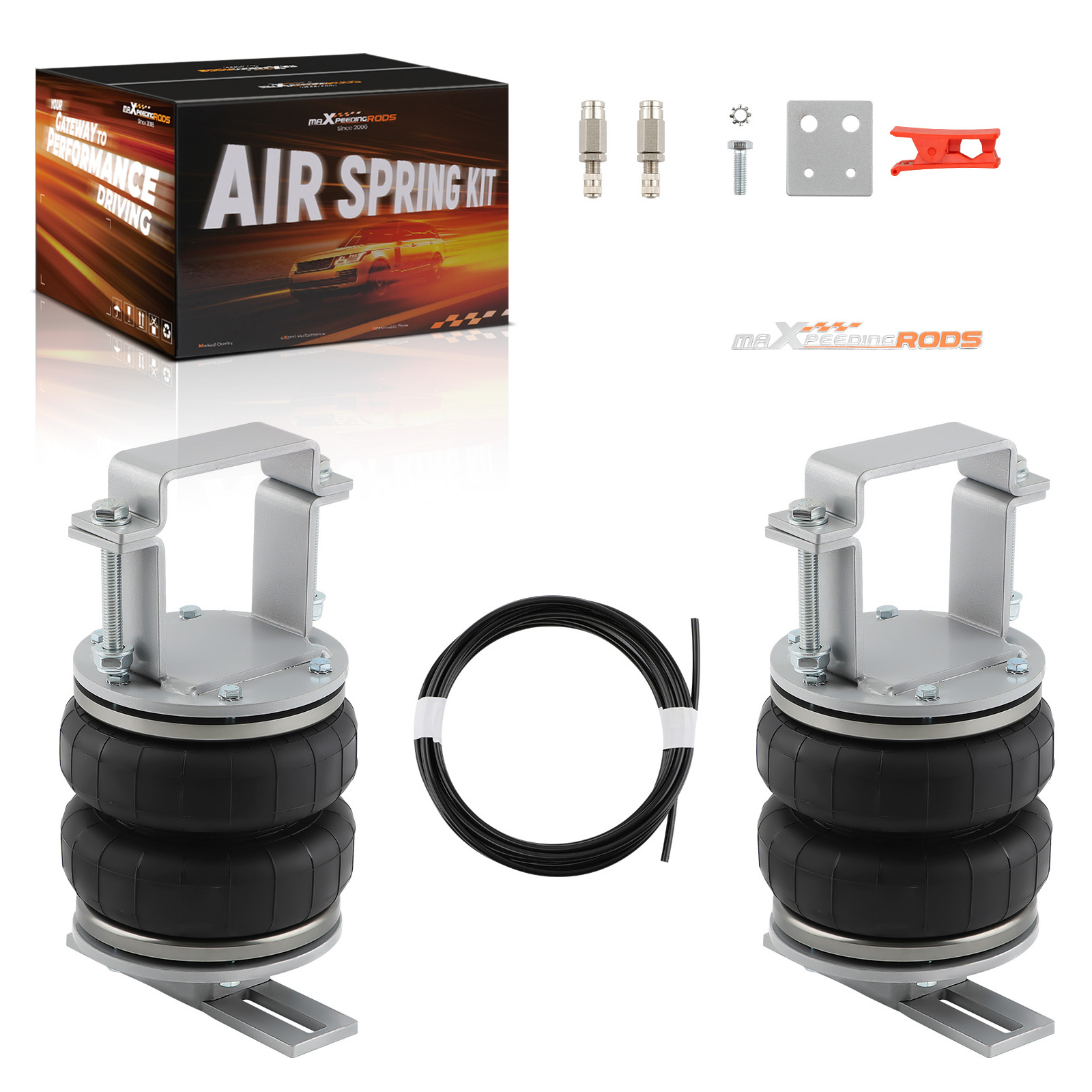 Rear Air Suspension Spring Bag Kit For Mitsubishi Triton MN ML MQ 2WD 2005-2023
