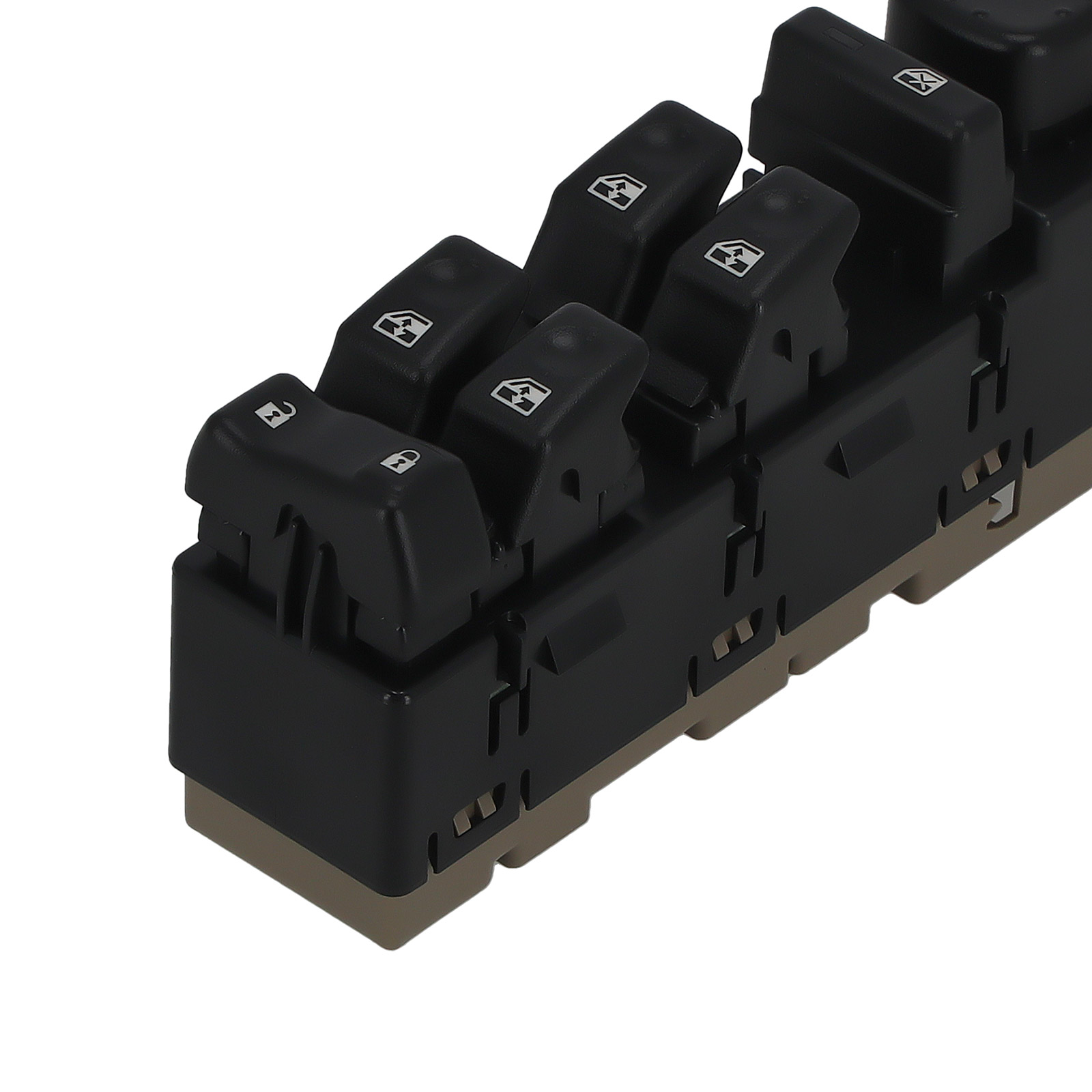 Power Window Switch Front Driver Left Side Black for Chevy Silverado 15883320