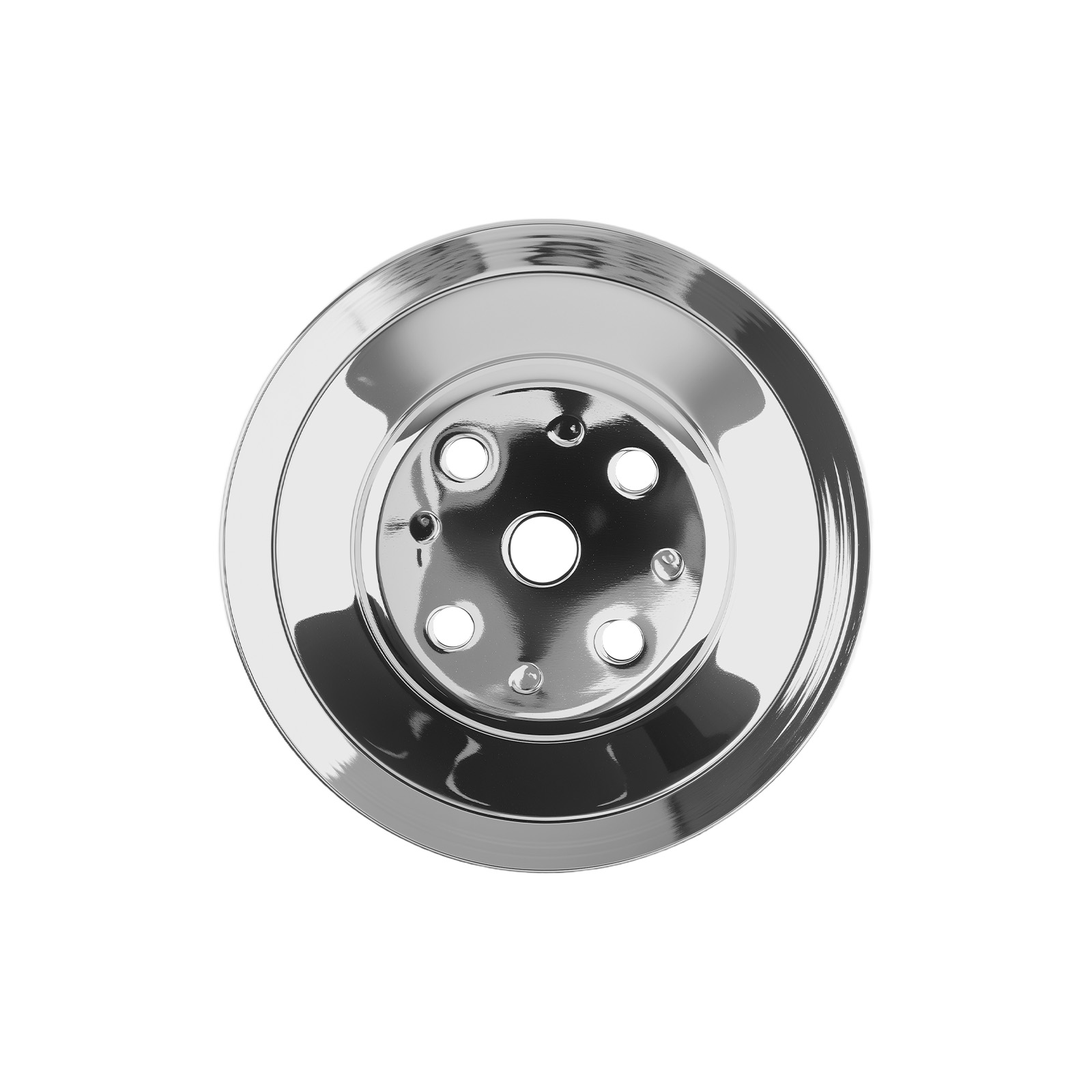 BBC Chrome Steering Pulley for Chevy 396 427 454 Crankshaft Water Pump Kit
