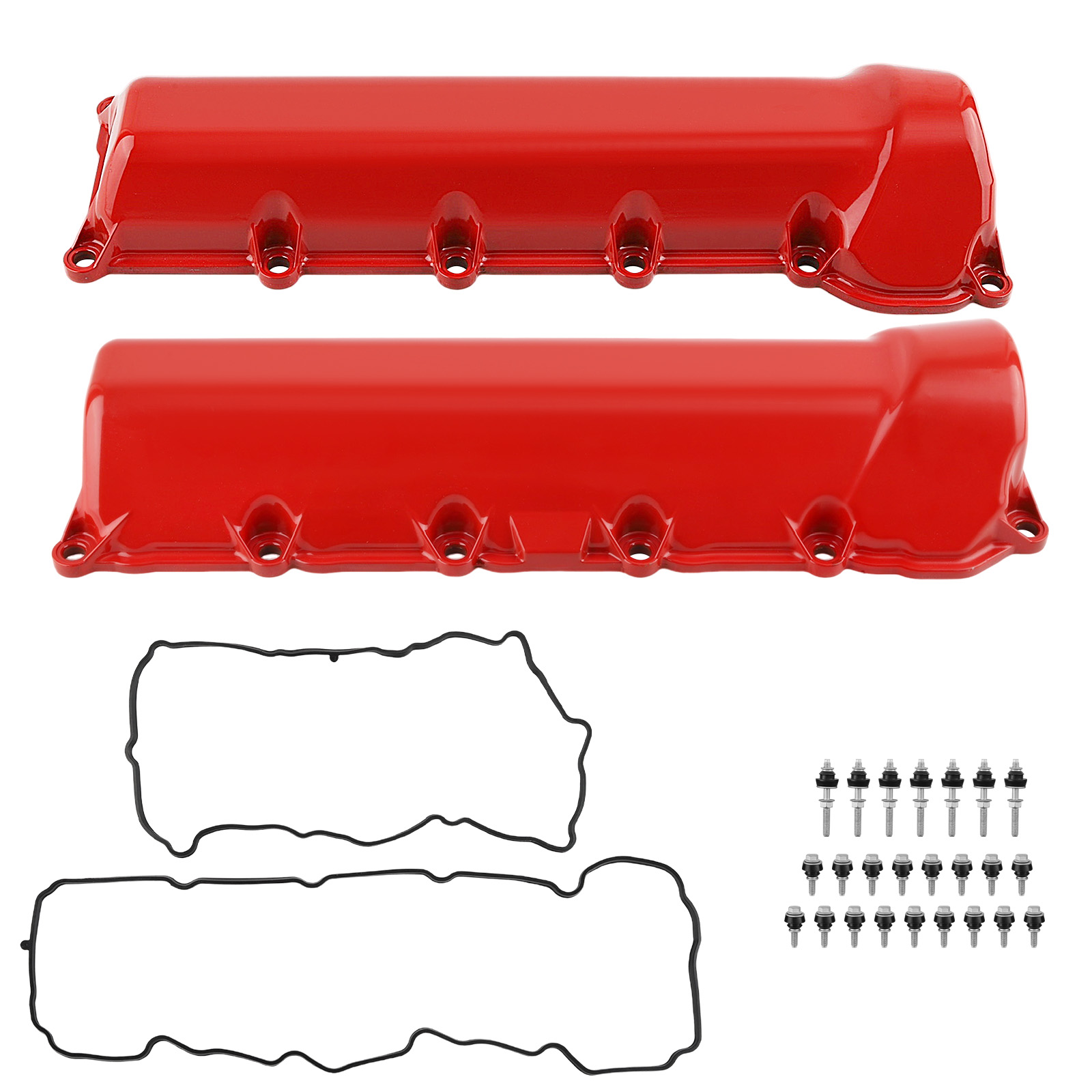 Upgrade Aluminum Engine Valve Cover Set for Dodge Durango Dakot 4.7L 2001-2007