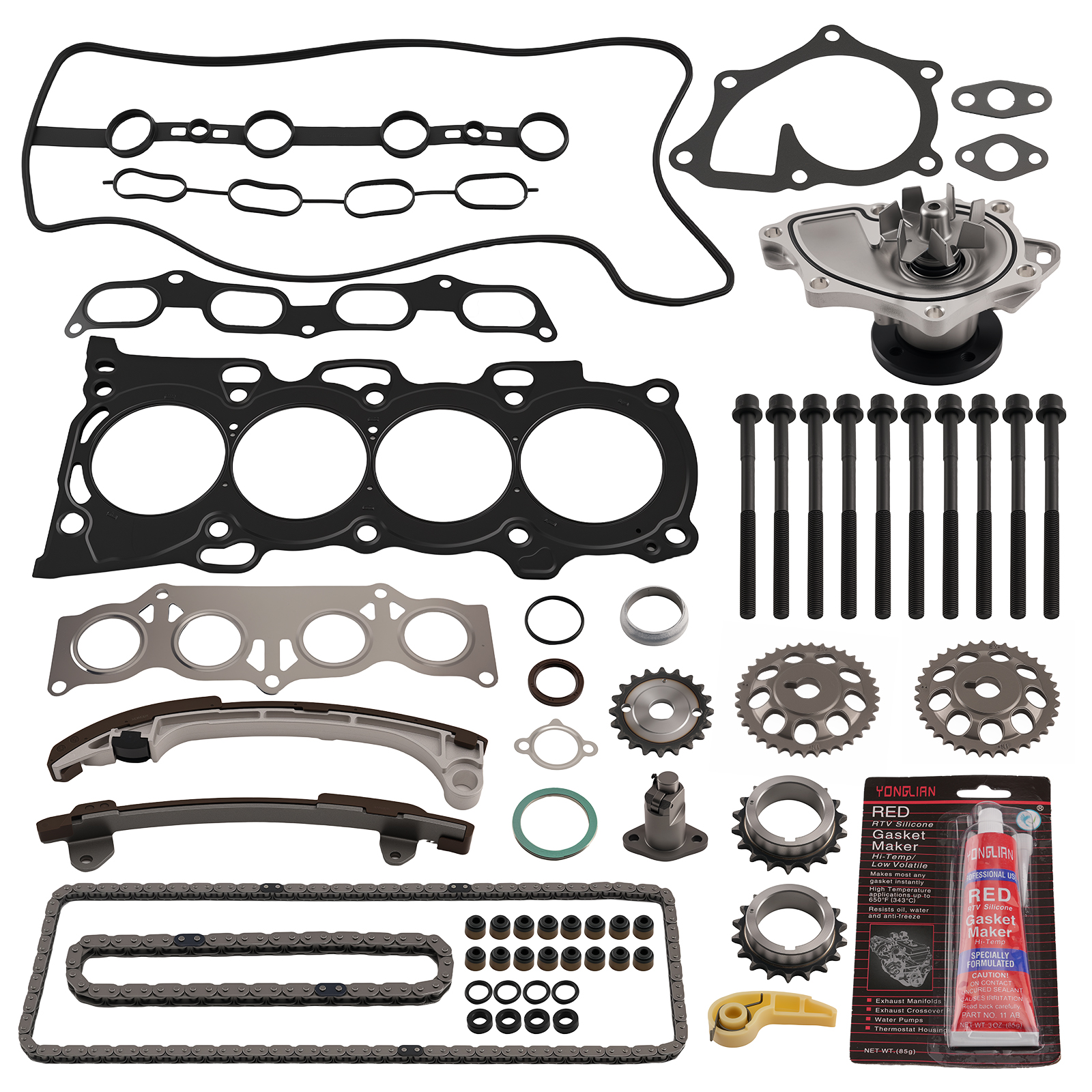Engine Rebuild Kit for Toyota Camry 2.4L 2002-09 TK922 Head Gasket Timing Chain