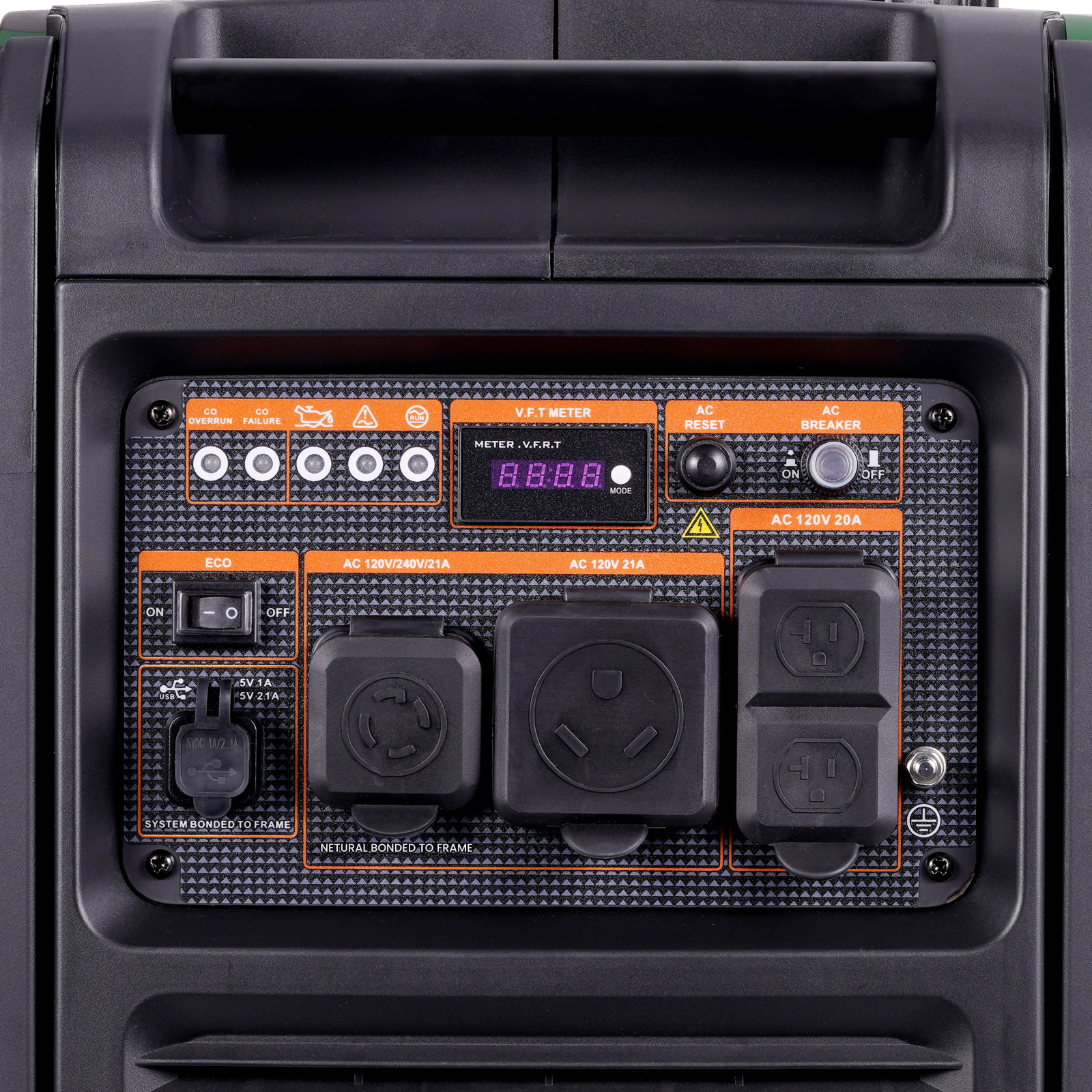 Inverter Generator Portable 5500 W Gas Powered Quiet Compact Generator 4 Stroke