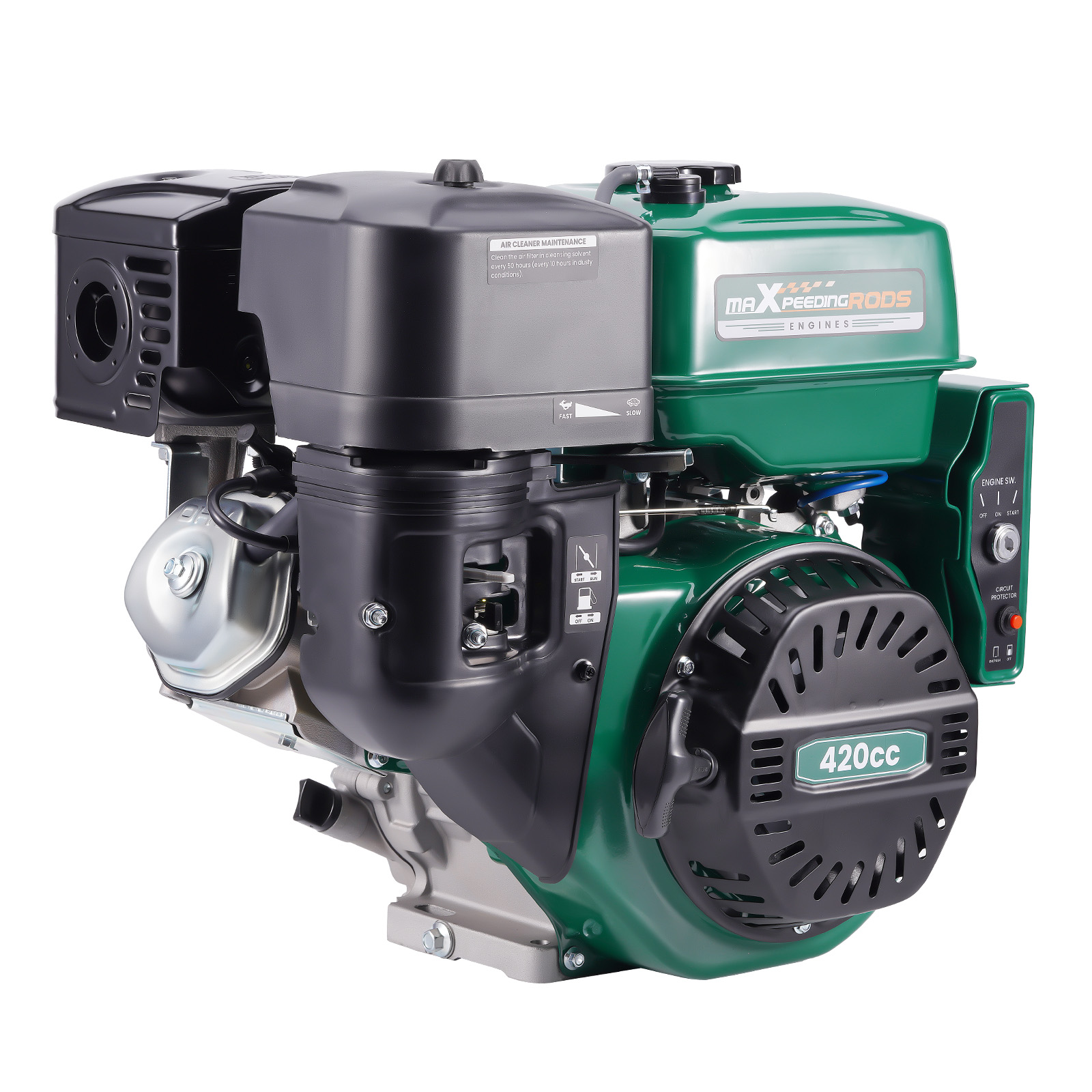 420cc  Electric Start Gasoline Engine Motor Horizontal 4-Stroke 15HP Lawn Mowers