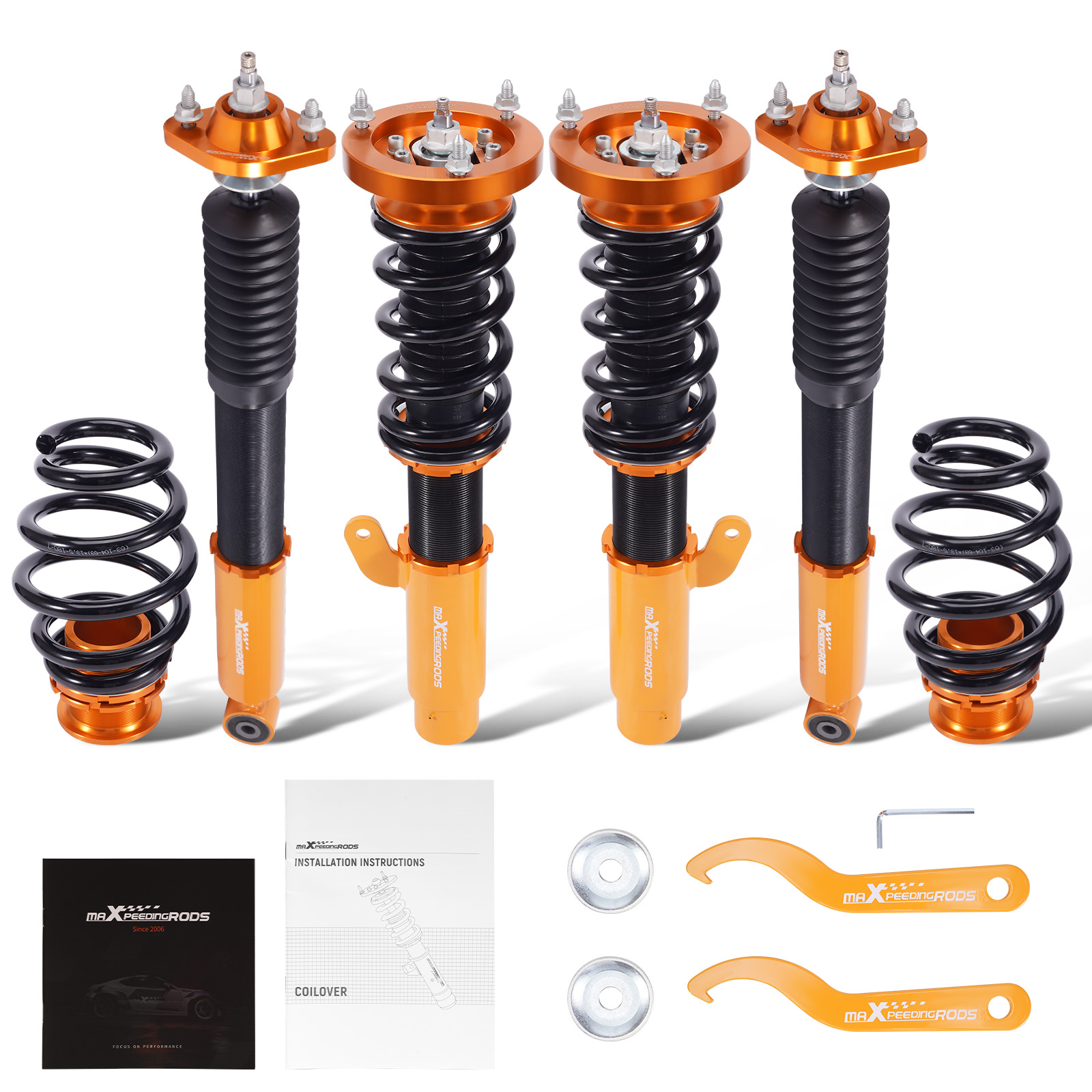 Height Adjustable Suspension Kit for BMW E46 318i 320i 325i Non-Xi 1998-2005