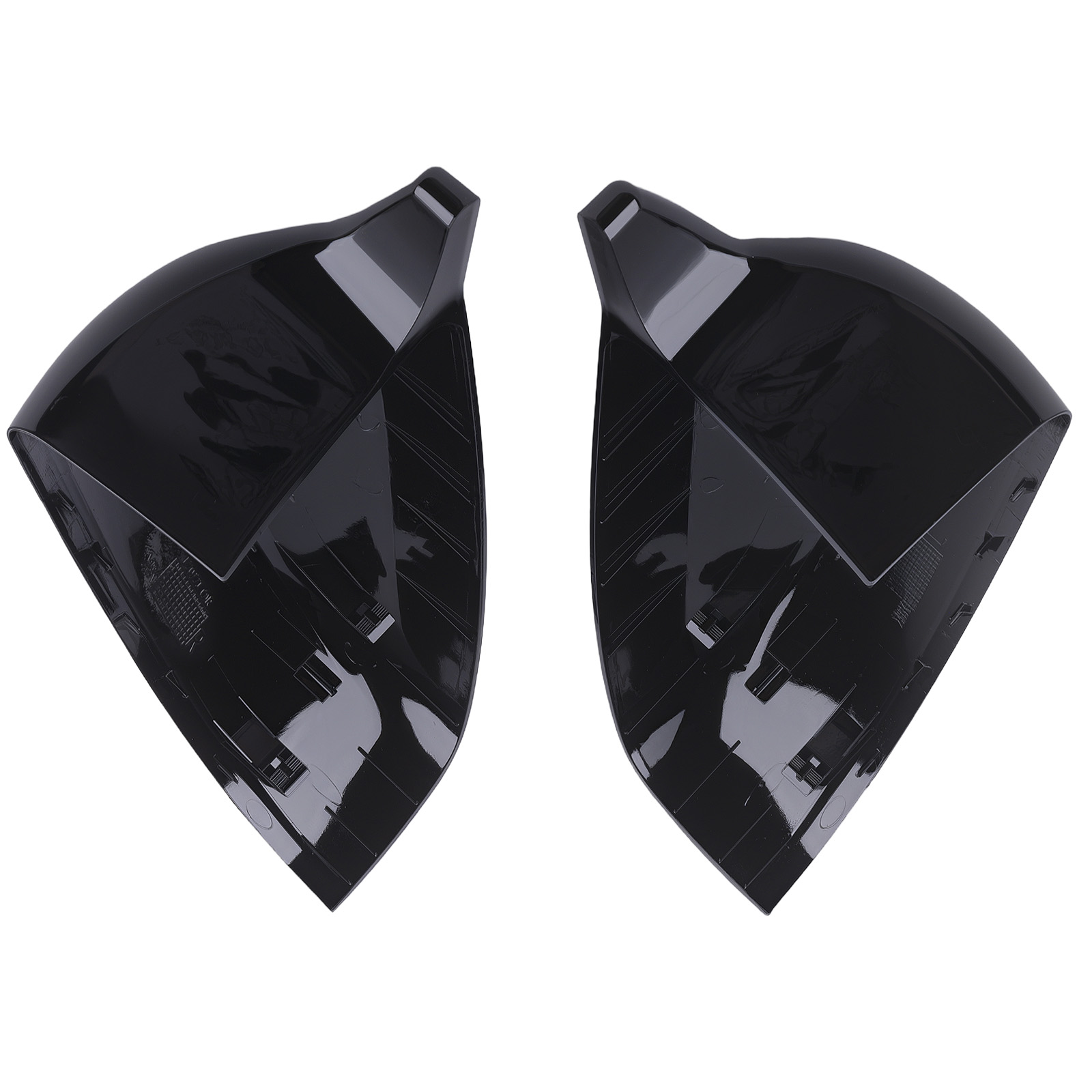 Wing Mirror Cover Caps for BMW X5 E70 X6 E71 07-13 51162182697 Black ABS 2pcs