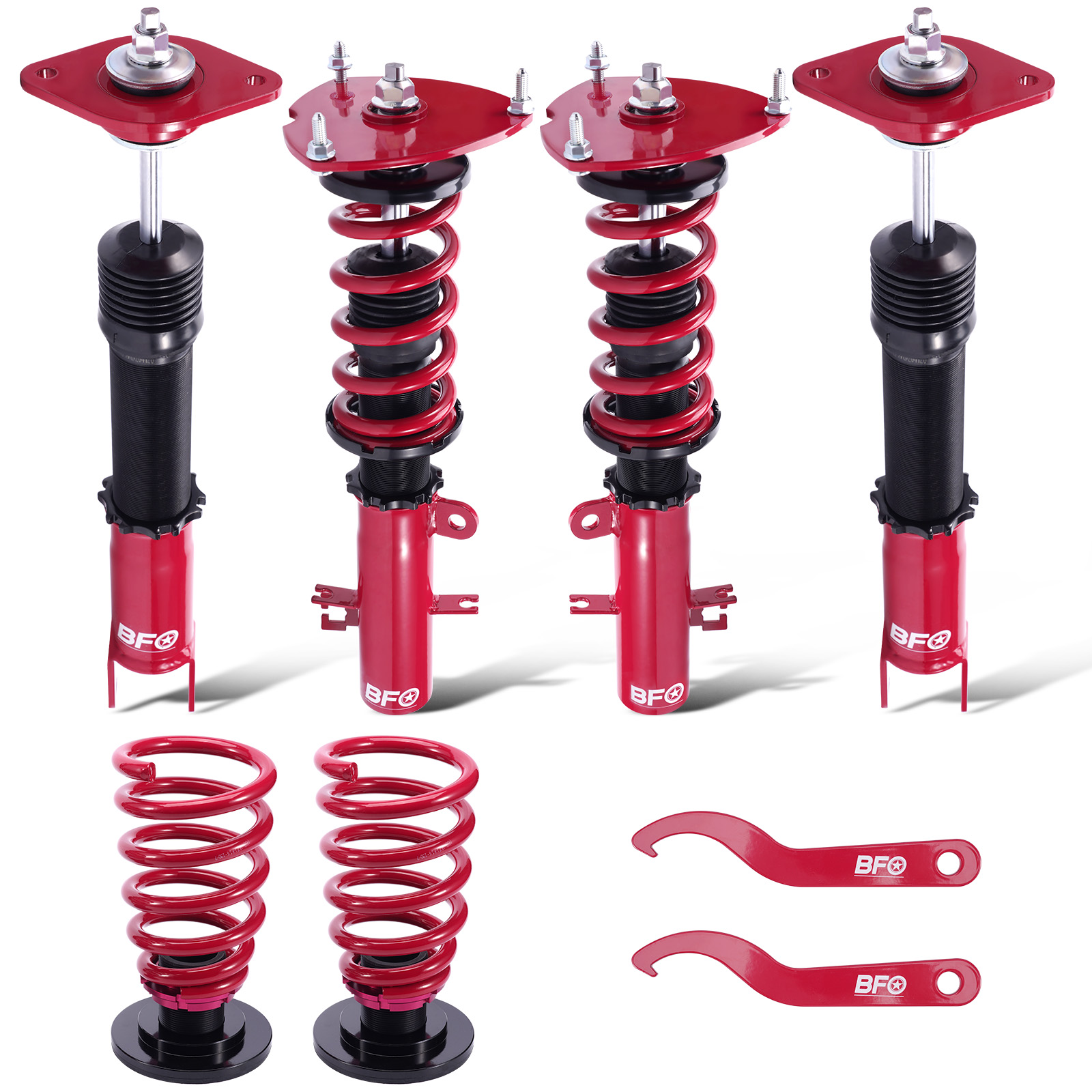 Coilovers Adjustable Struts Suspension Kit For Nissan Altima 2007-2013