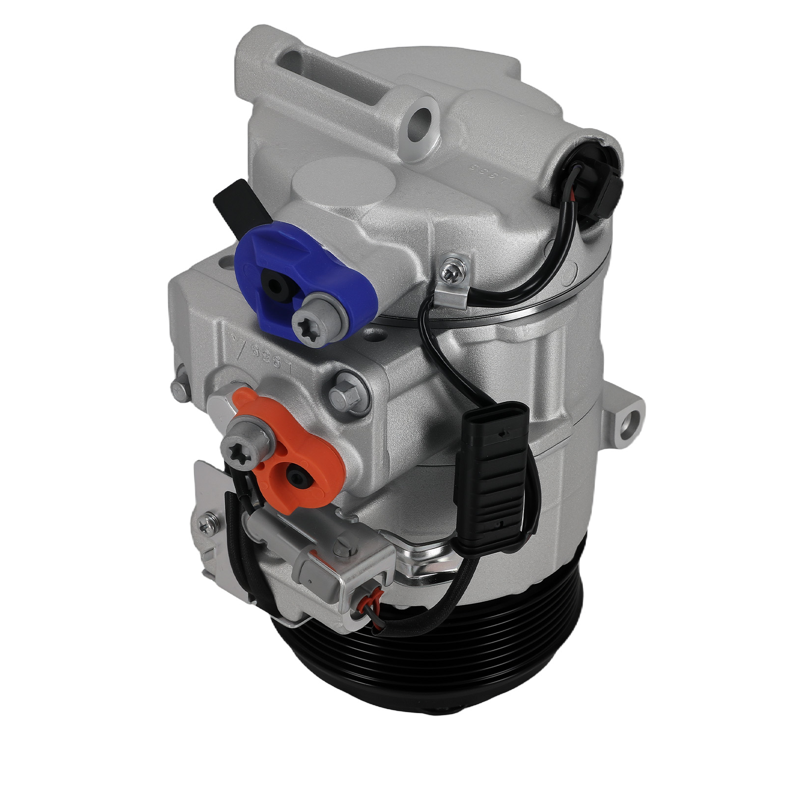 AC A/C Compressor with 7-Groove Pulley For Mercedes-Benz X166 W166 GL350 4Pin