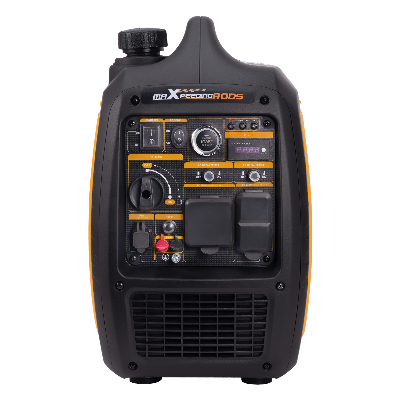 120V 5000W Inverter Generator Portable lightweight Gasoliner Home Backup