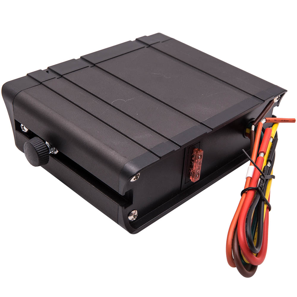 1 Set 40A Rocker Switch Box Emergency Strobe Light 12V 4Gang