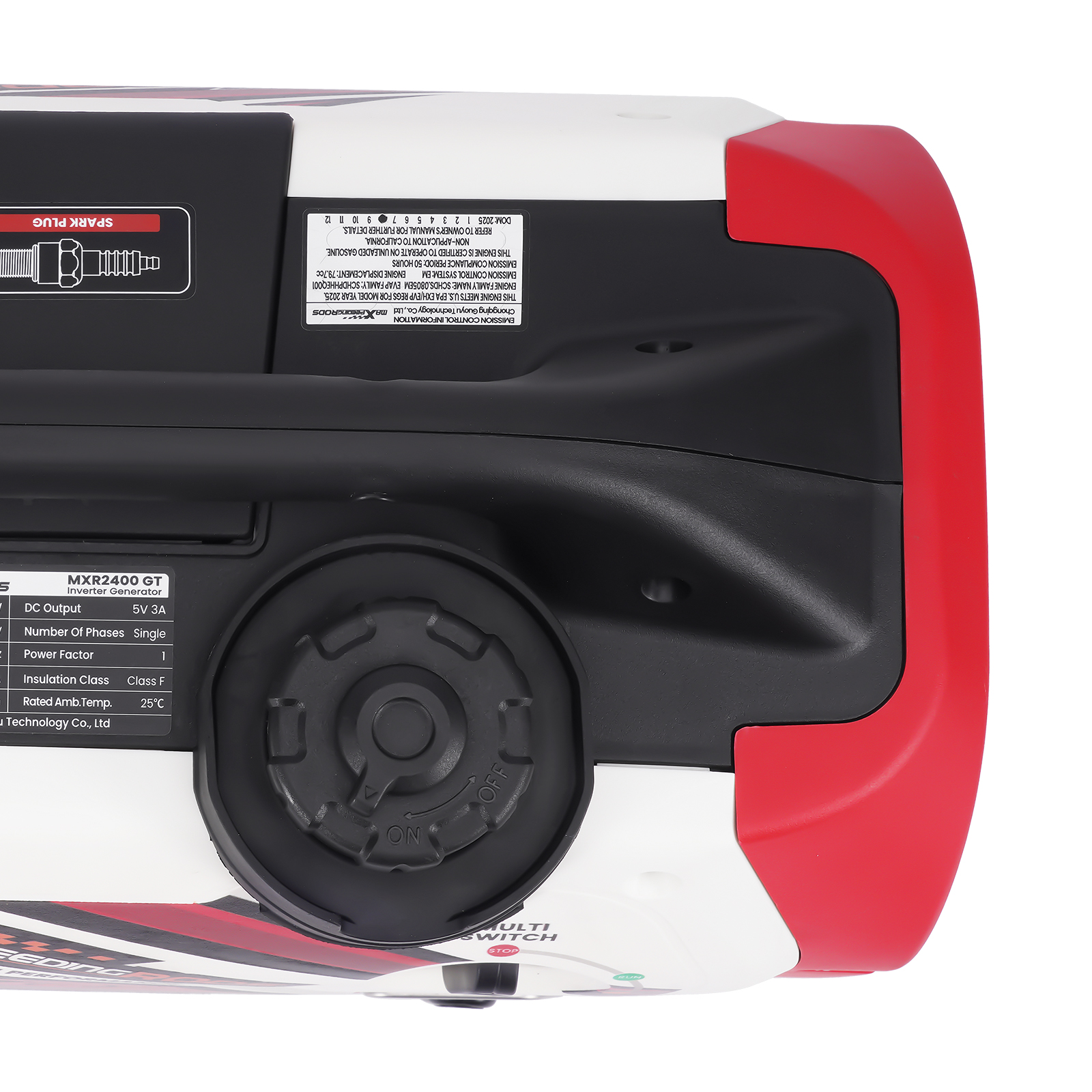 Portable Generator 2400W with CO Auto Shutdown Lightweight 15kg for RV Trip